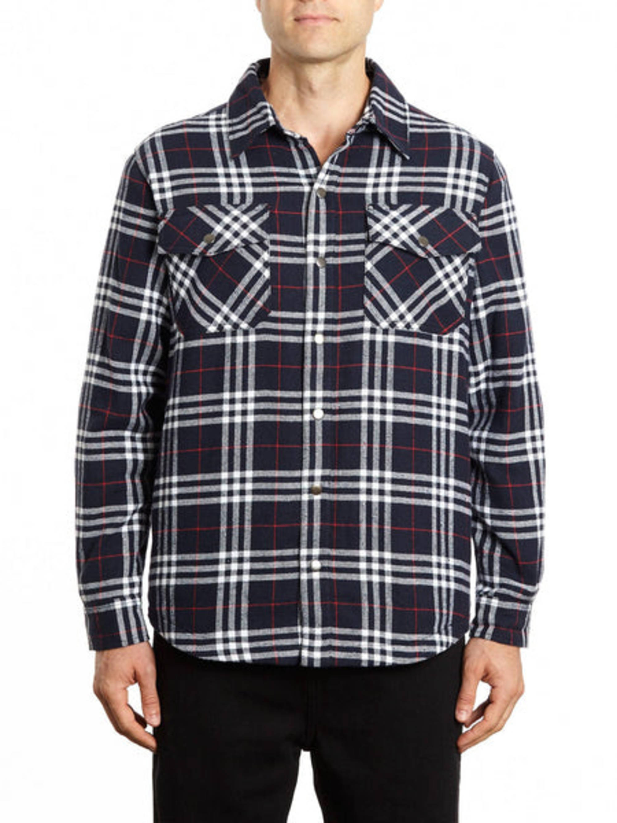 Snap Front Fleece Lined Flannel Shirt Jacket – Stanley Workwear