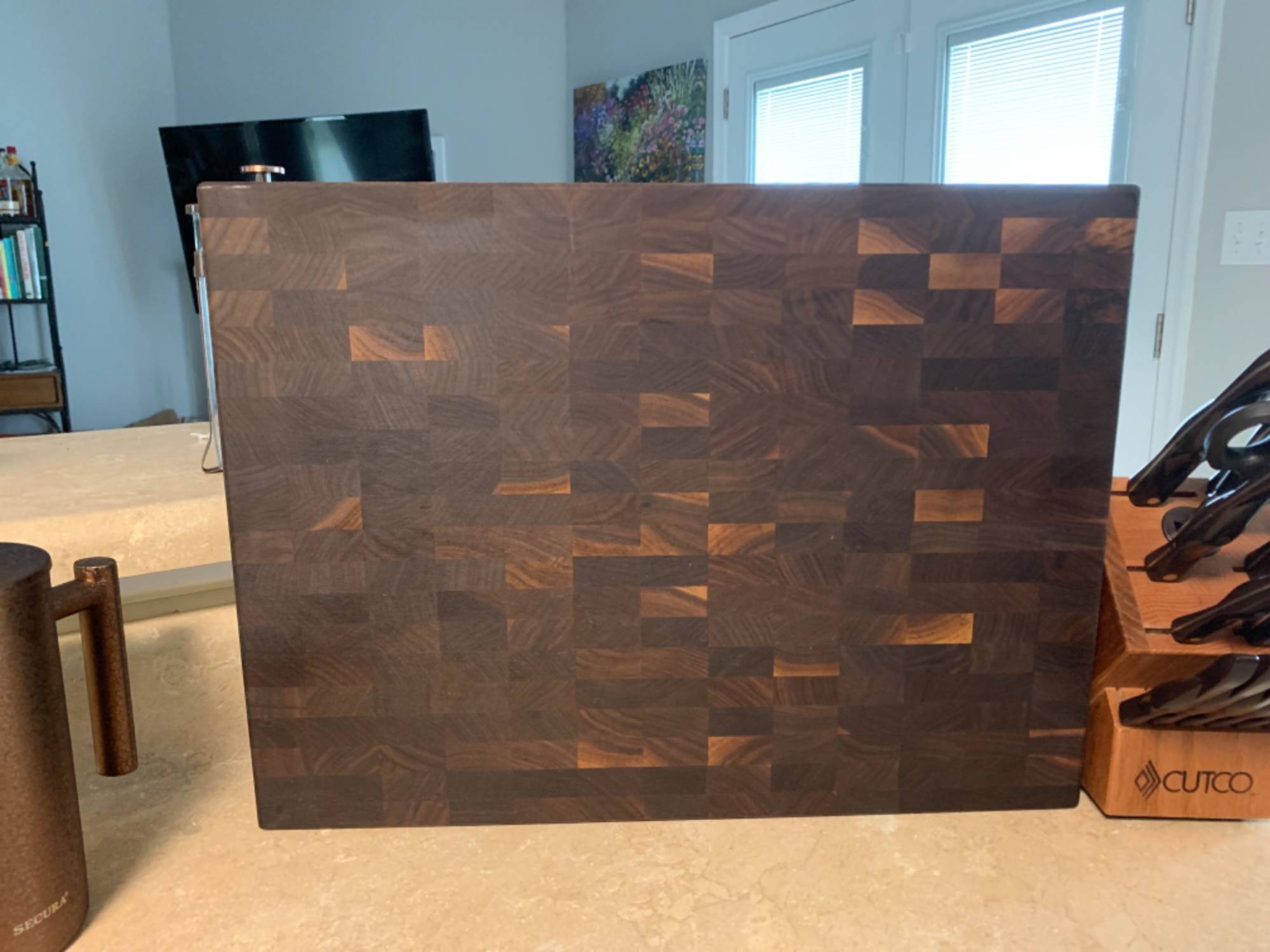 Large Wood Cutting Board  Walnut End Grain Cutting Board – Pit Barrel  Cooker