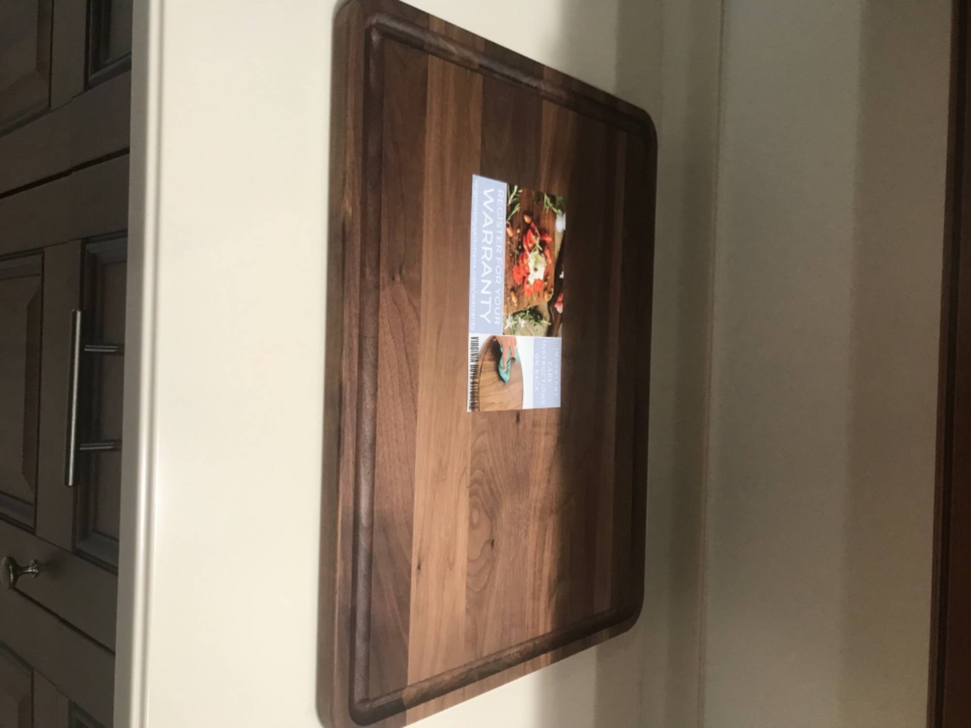 Extra Large Walnut Wood Cutting Board by Virginia Boys Kitchens