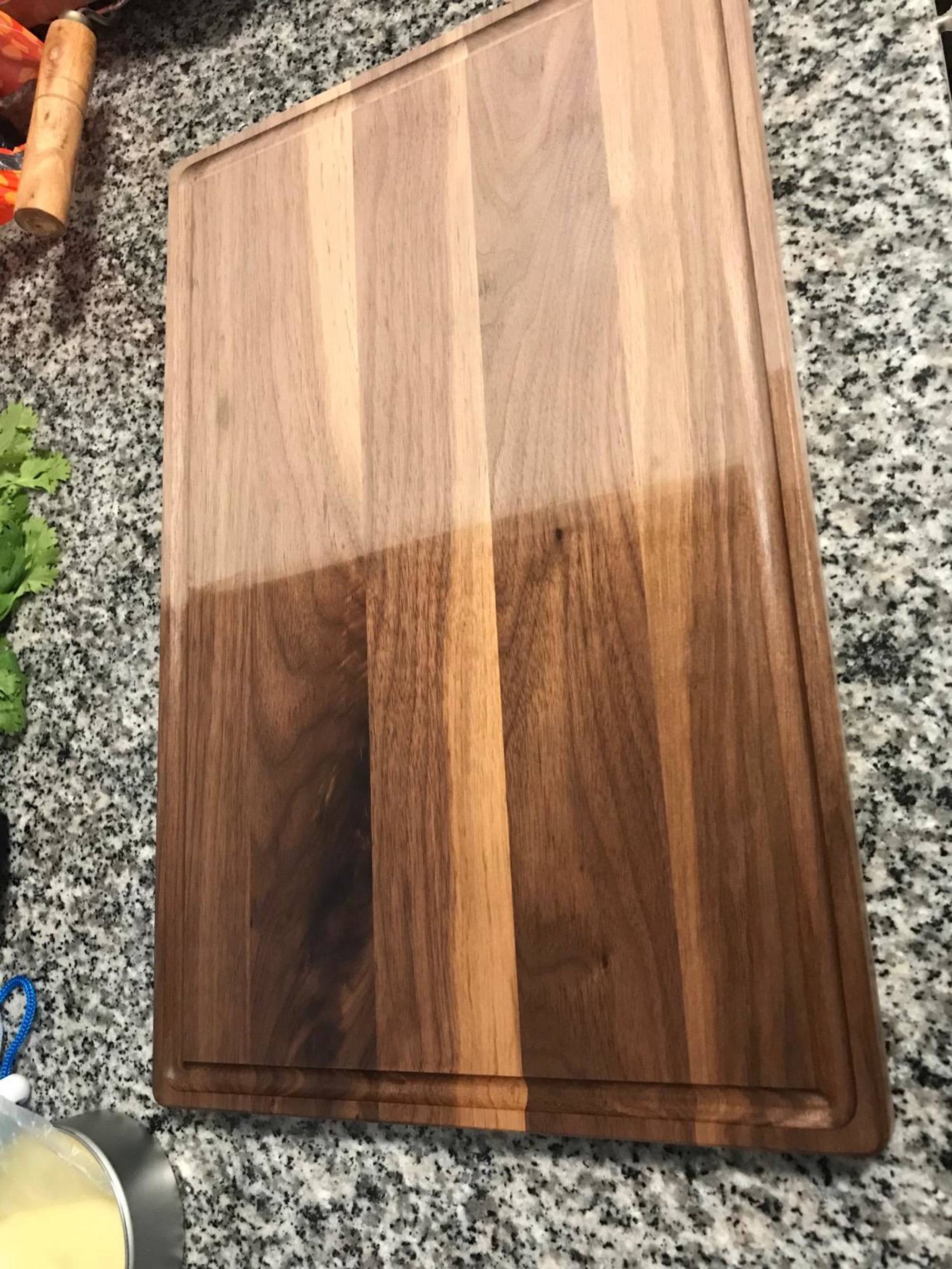 16x11x1.75 One Solid Piece Walnut Cutting Board No Glue, No Joints Handmade  Gift 