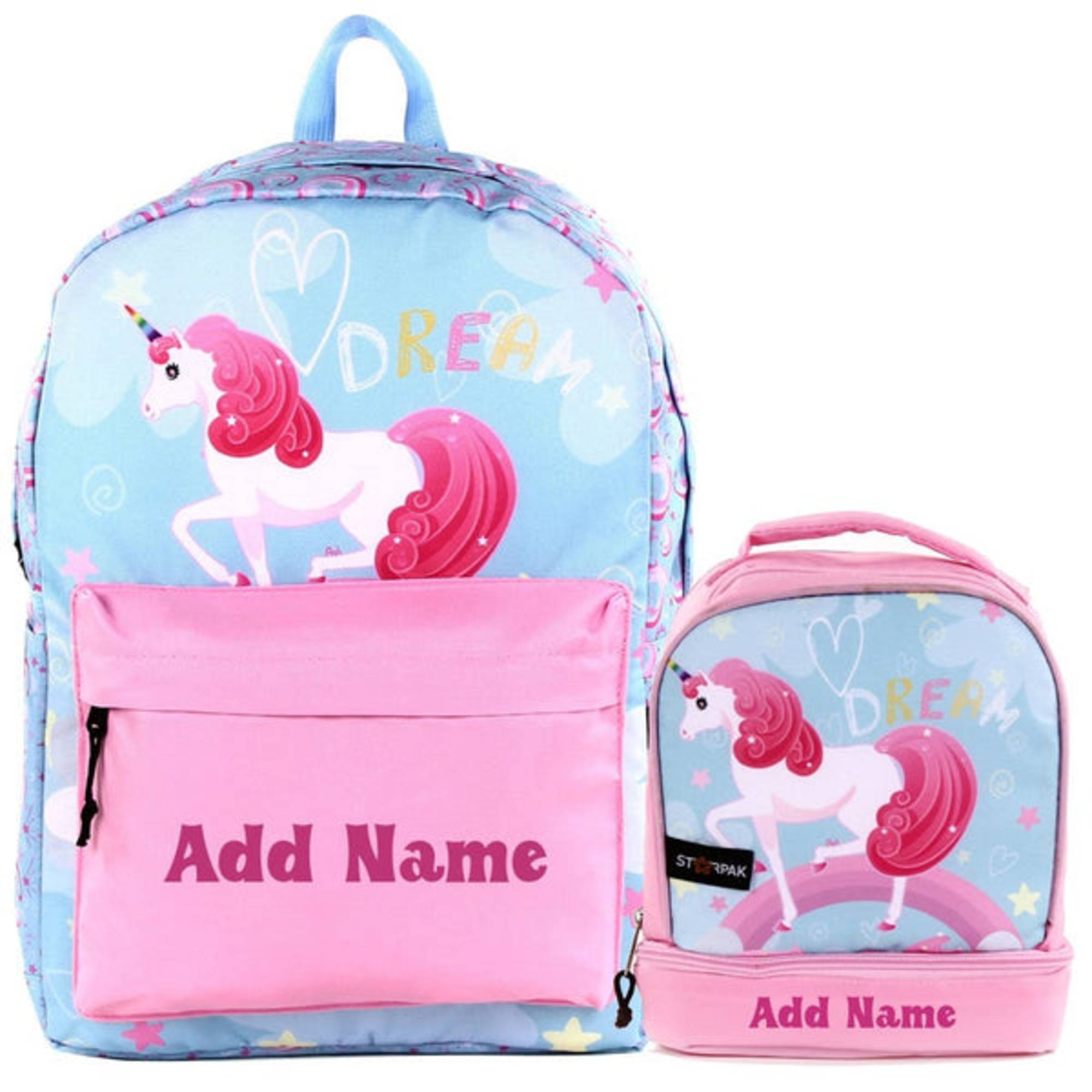 Personalized Disney Princess Backpack and Lunch Box Combo