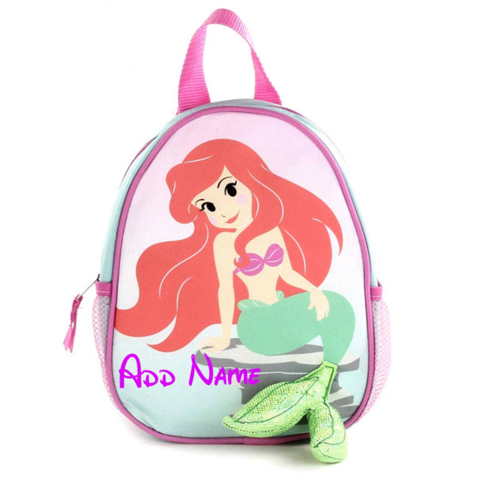 Personalized mermaid backpack discount