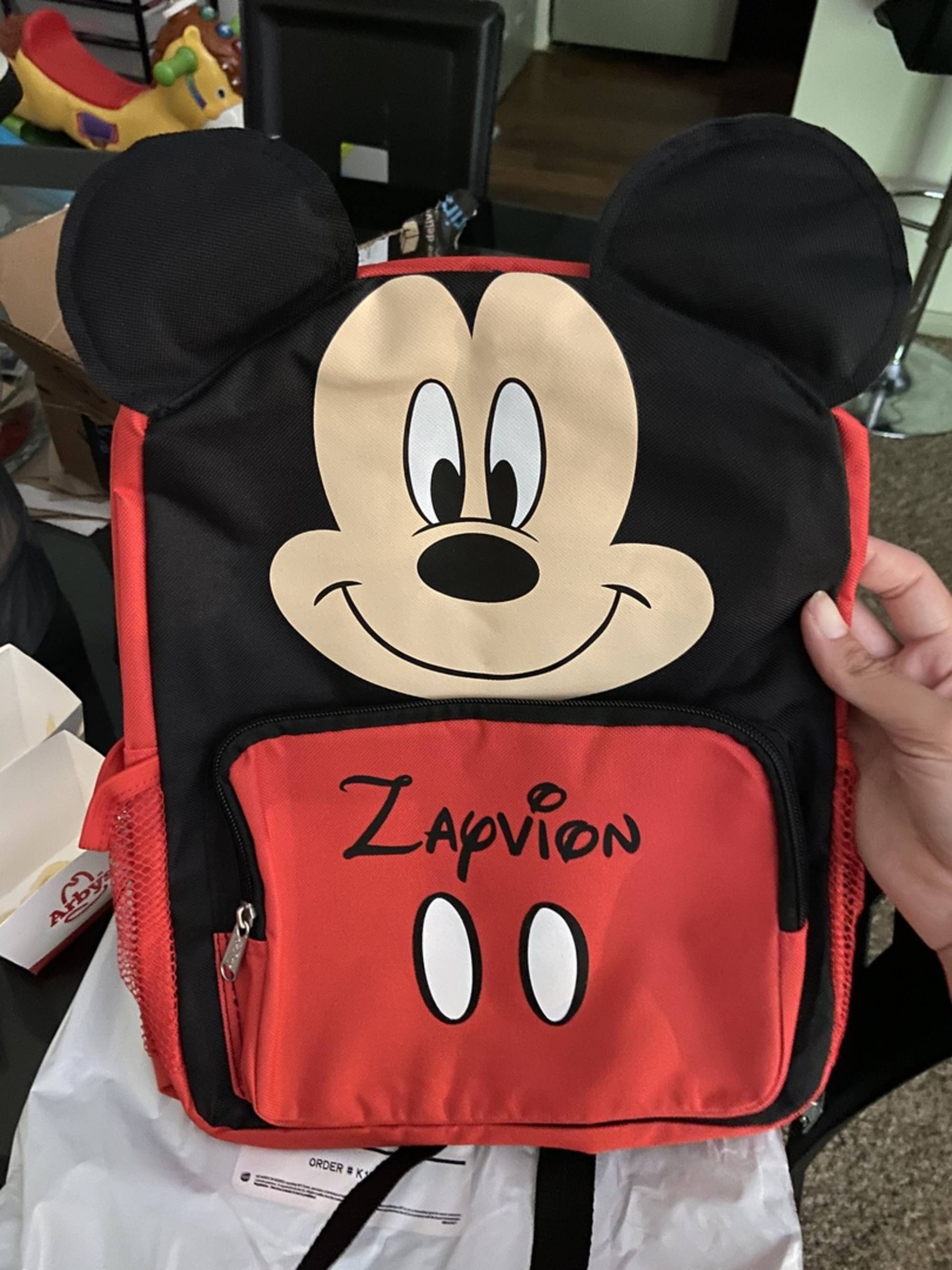 Personalized Minnie Mouse 14 Inch Mini Backpack with 3D Ears – Kishkesh