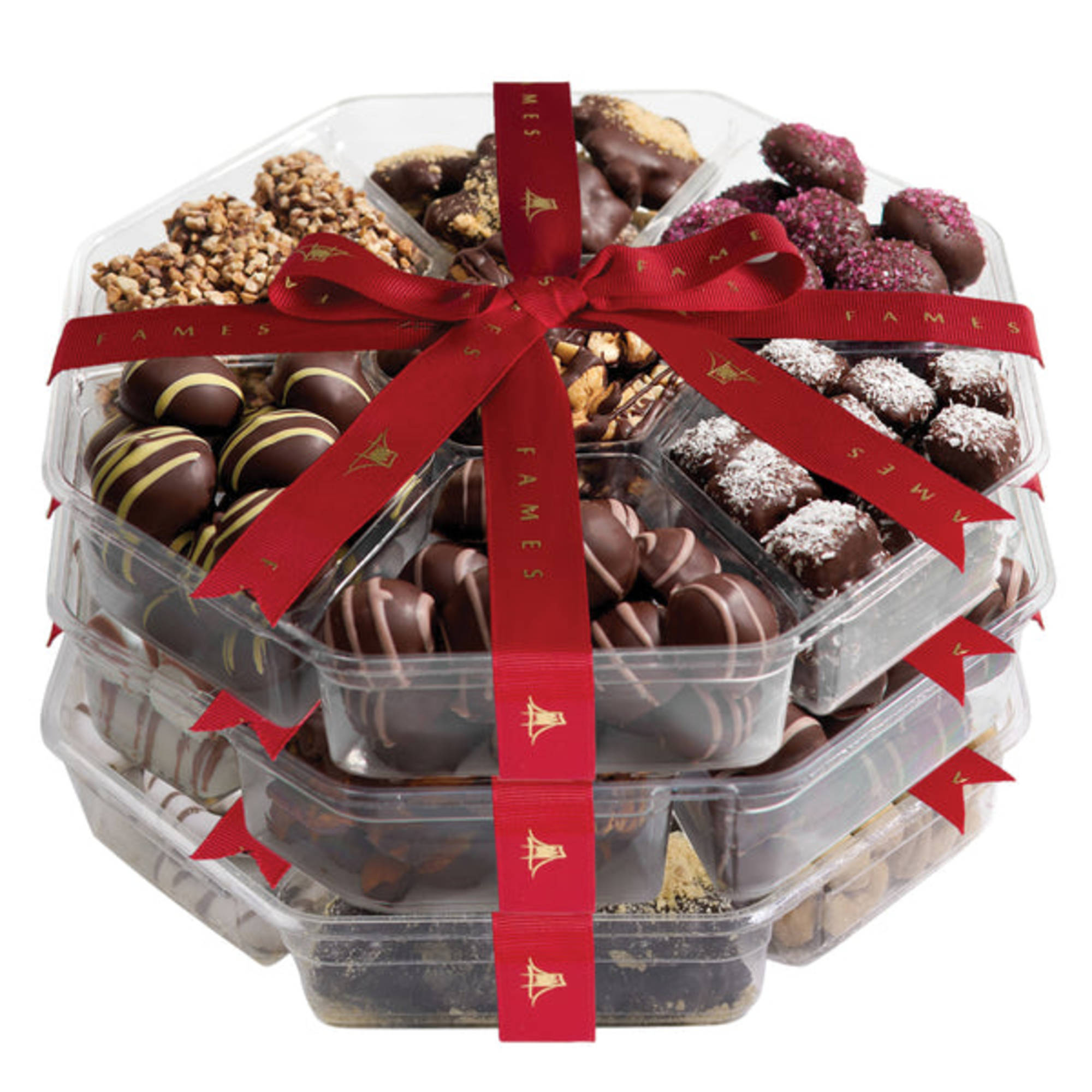  Fames caja de regalo con chocolates surtidos, chocolates de  lujo hechos a mano, kosher, 16 unidades : Todo lo demás