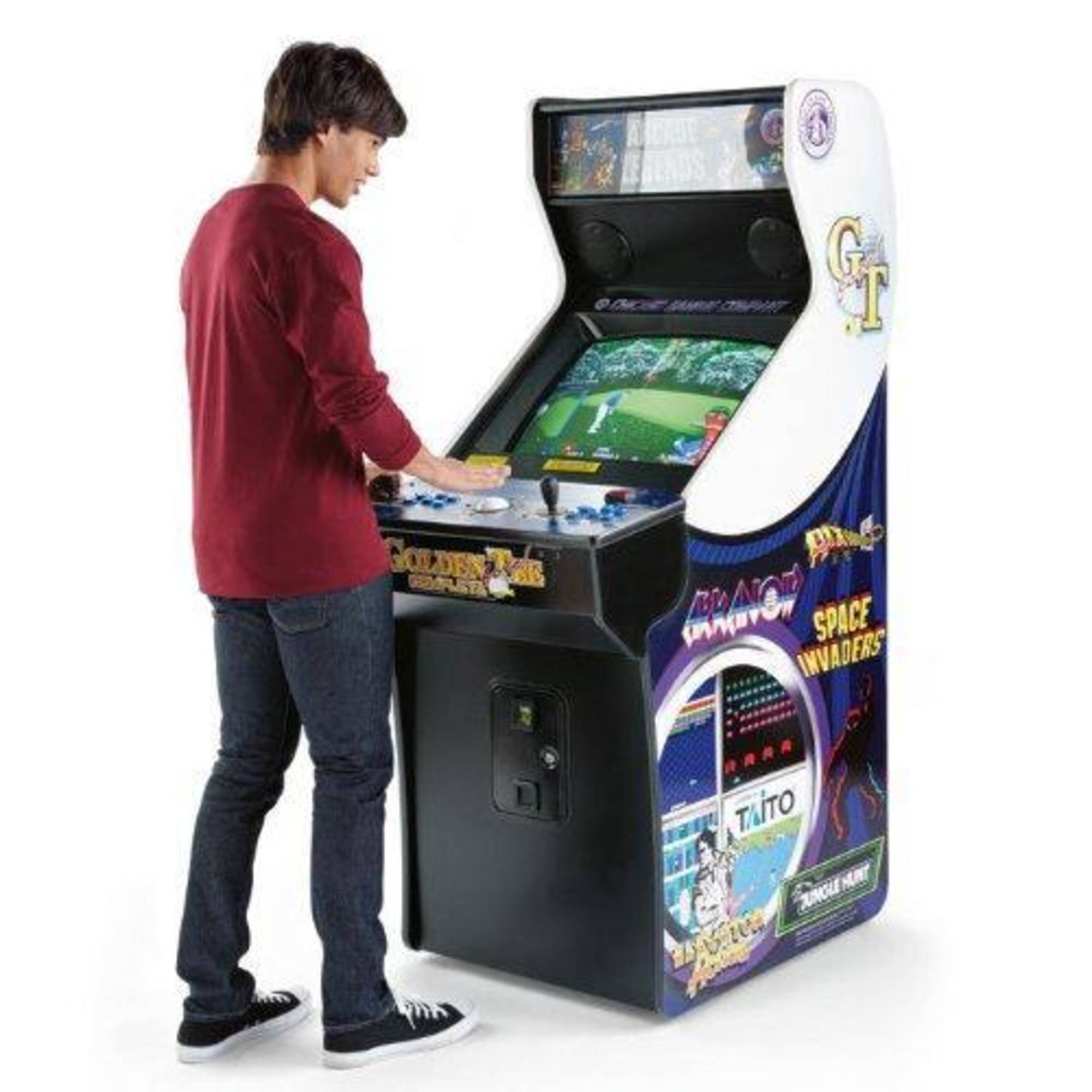 Legends Gamer Pro, Deluxe Table Top Arcade Game Machine, Home Arcade,  Classic Retro Video Games, 150 Licensed Arcade & Games, Includes Action  Fighting