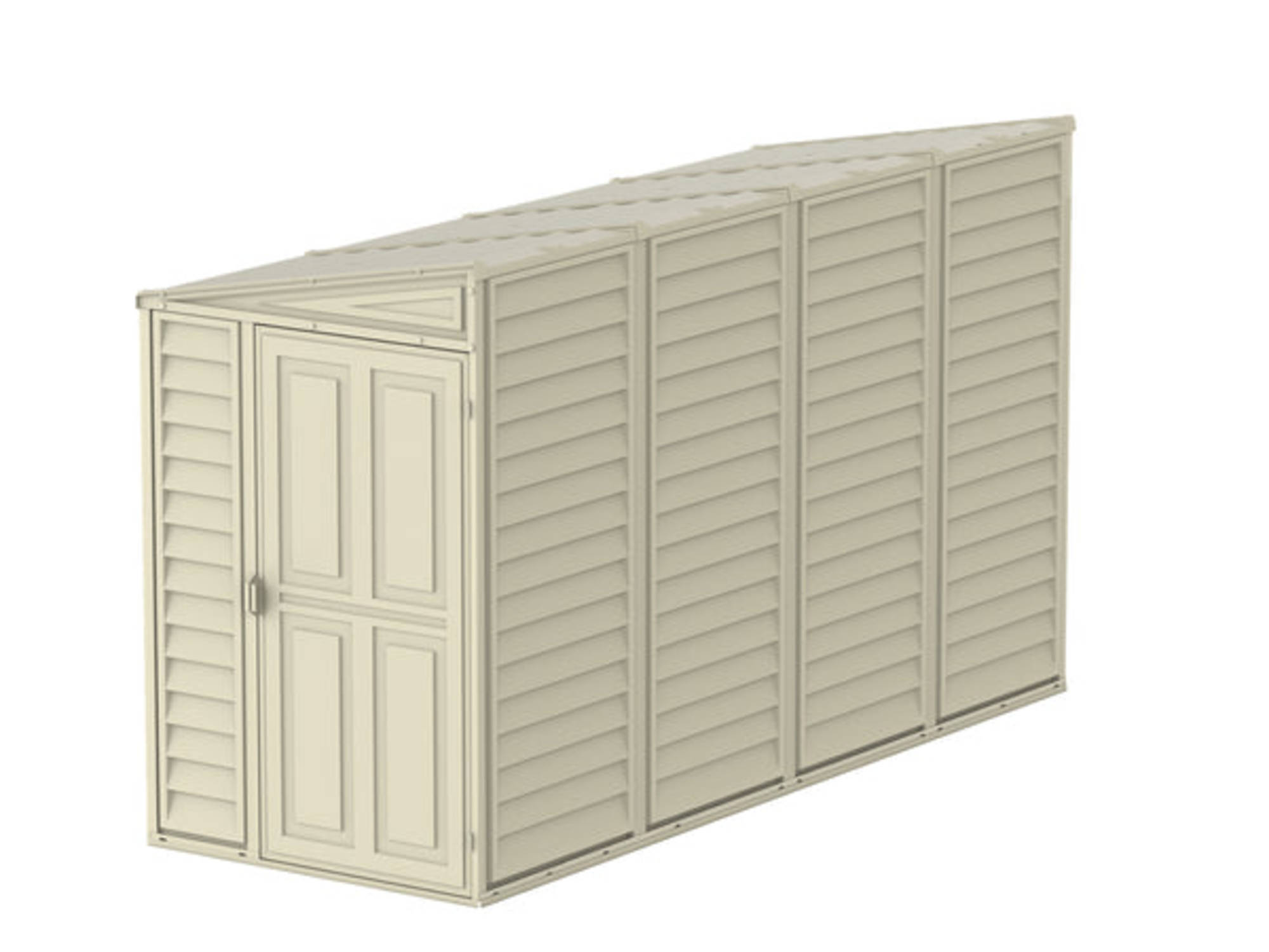 Duramax 4x10 ft Sidemate Vinyl Resin Shed - Durable Outdoor