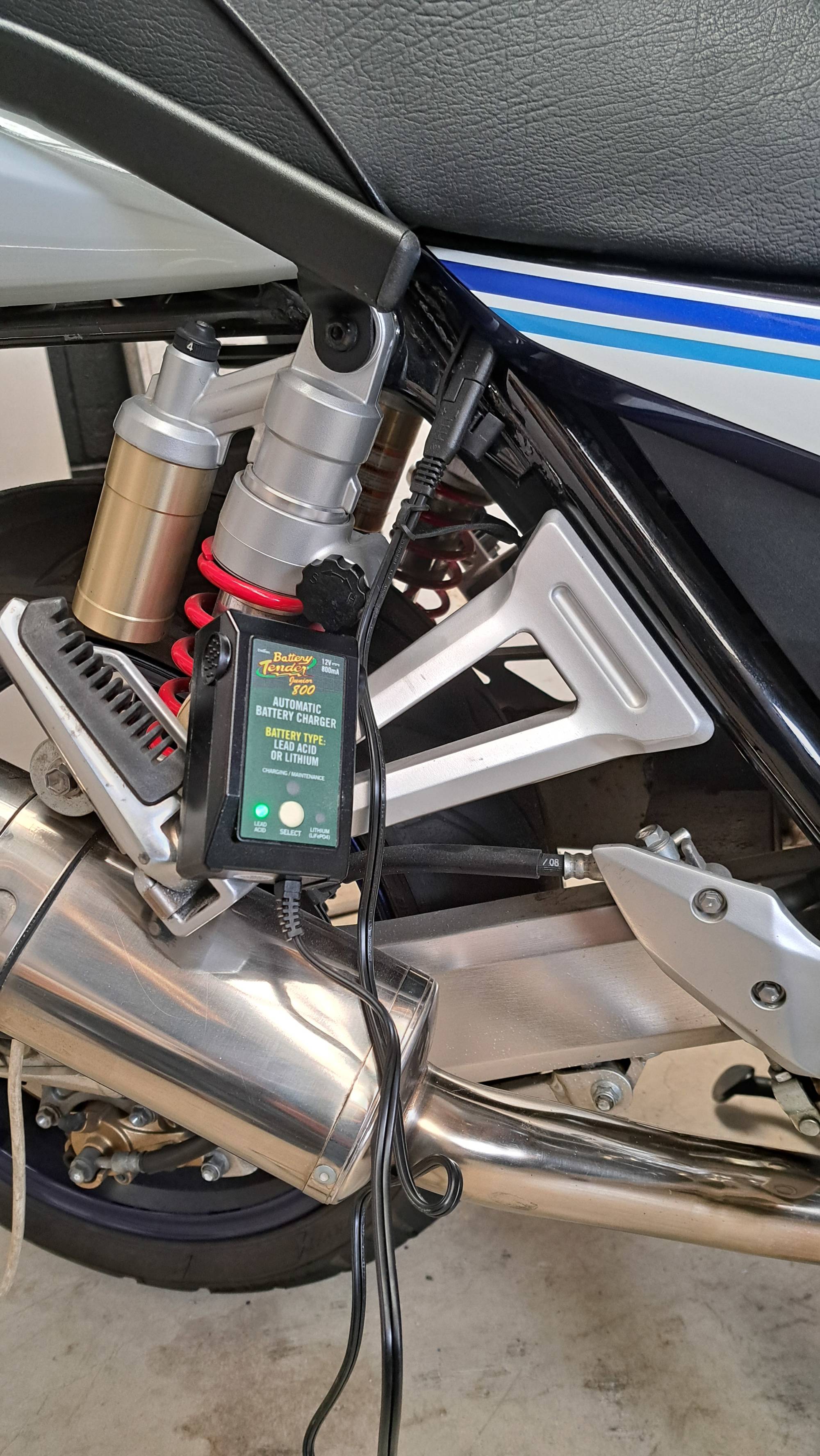 Deltran Junior 800 12V Lead Acid or Lithium Battery Tender from Moto1