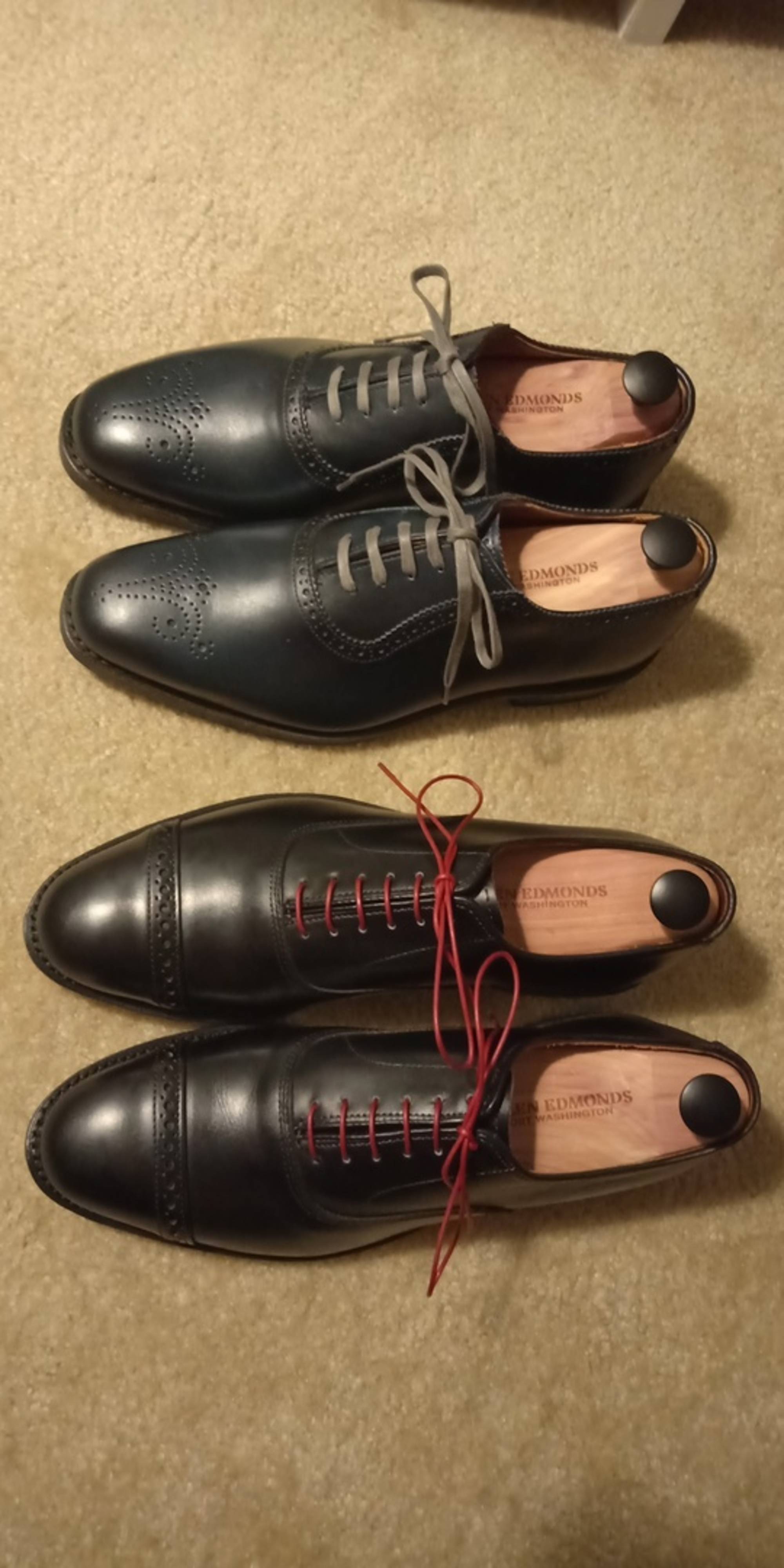 Burgundy Shoelaces Flat Waxed Cotton Luxury Dress Shoe Laces by Fort Belvedere Gentleman s Gazette