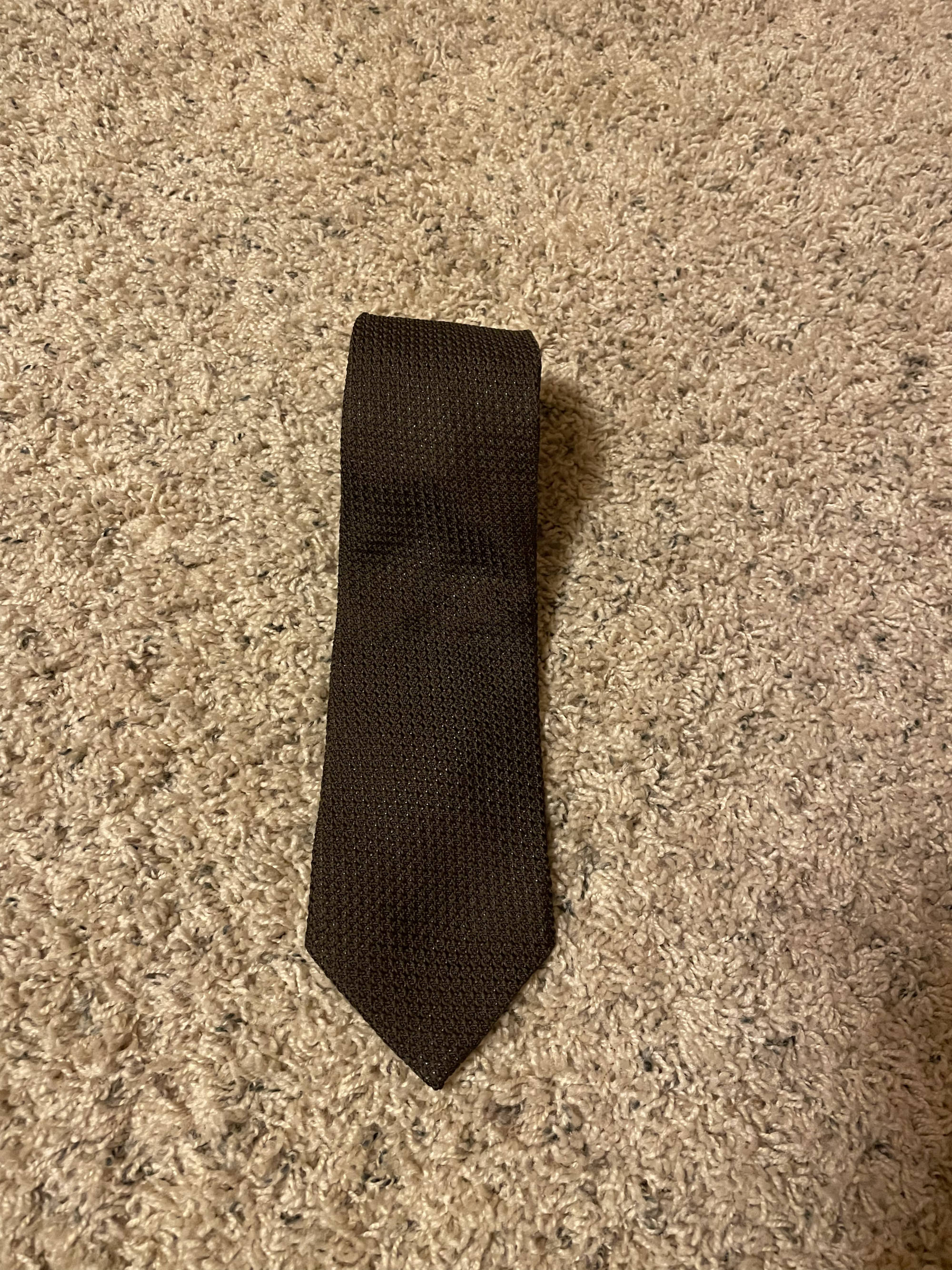 Fort Belvedere Brown Grenadine Tie
