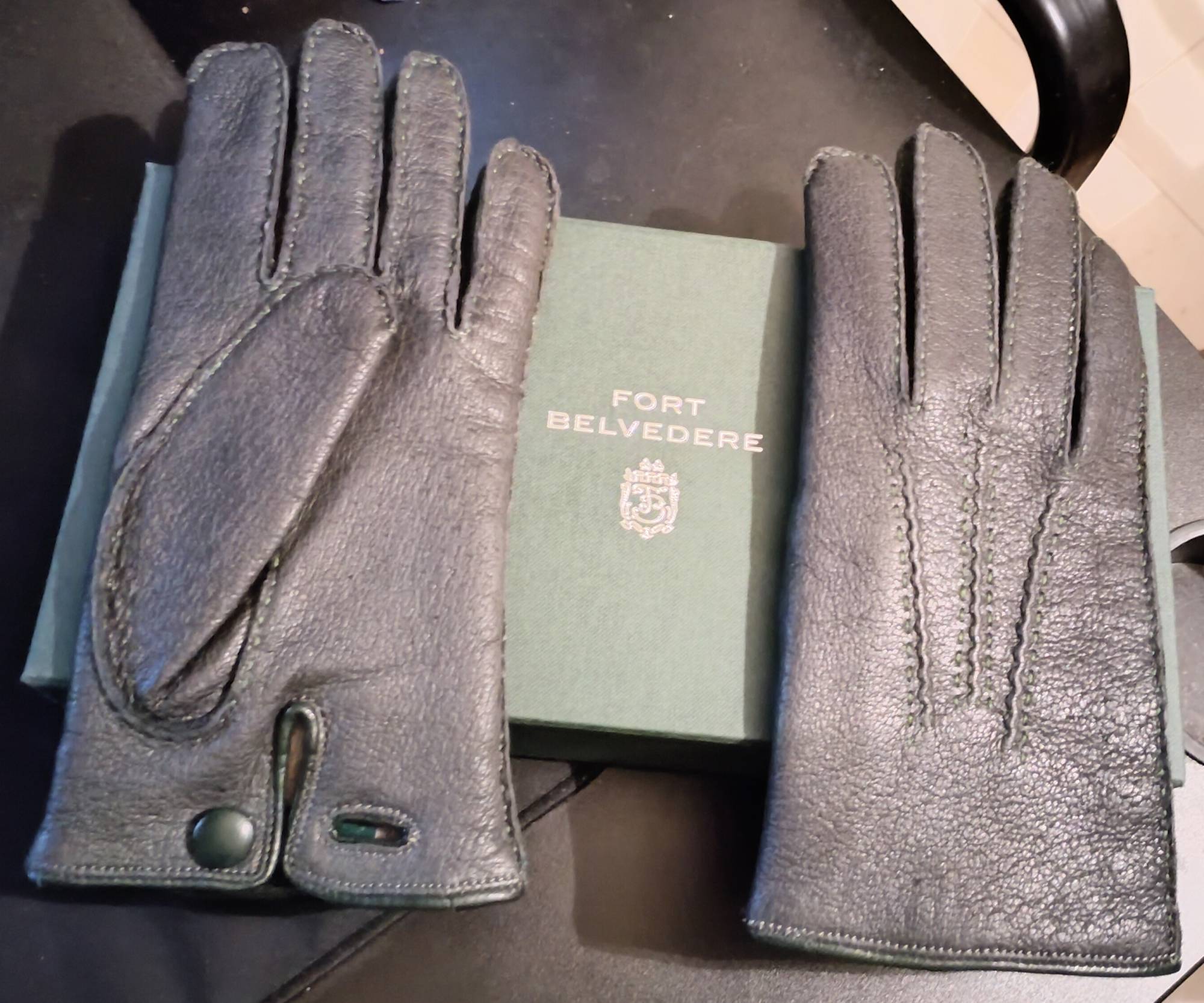 Peccary Gloves Cashmere Lined Waterproof in Gray Grey Fort Belvedere Gentleman s Gazette