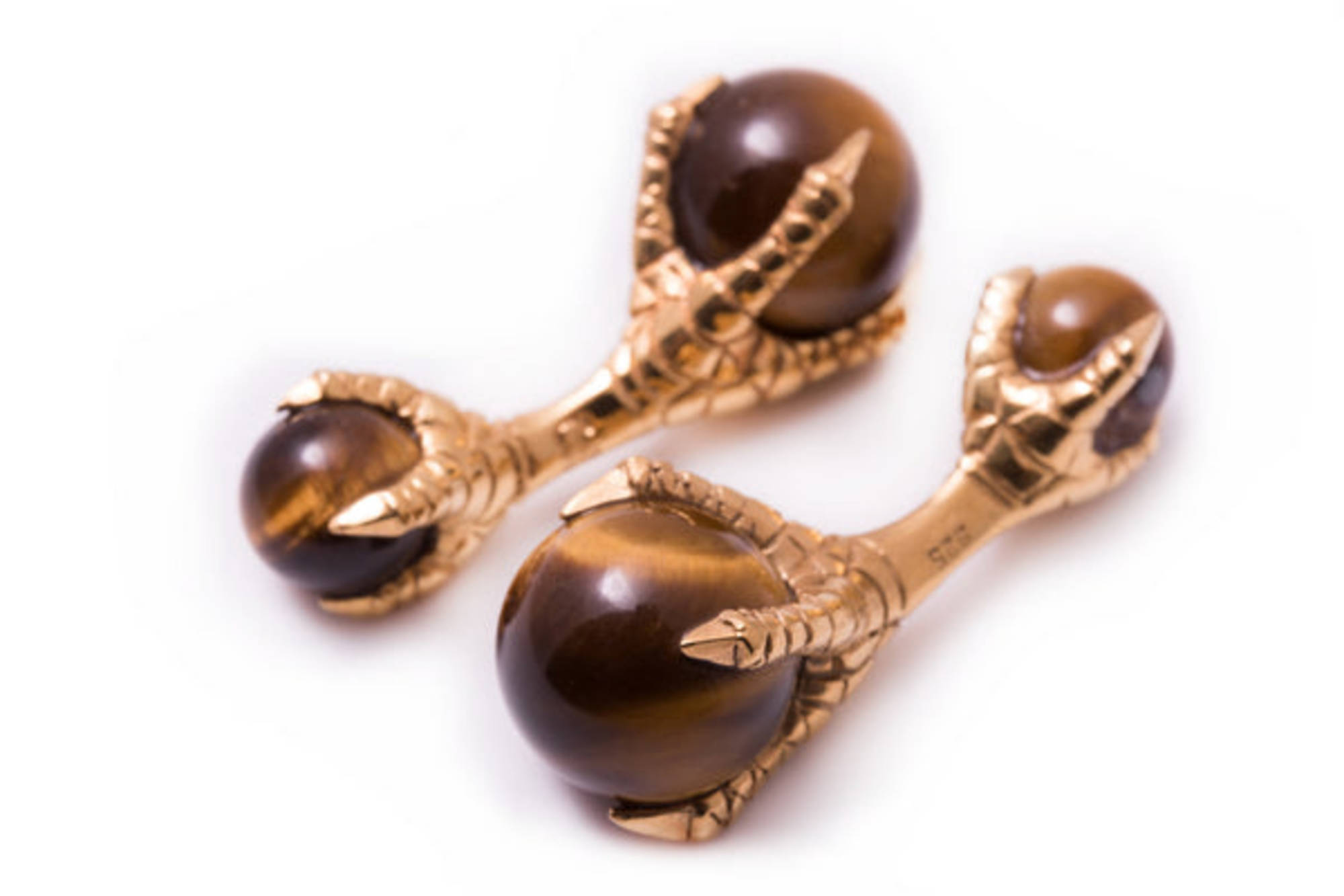 Fort Belvedere Gold Eagle Claw Cuff Links