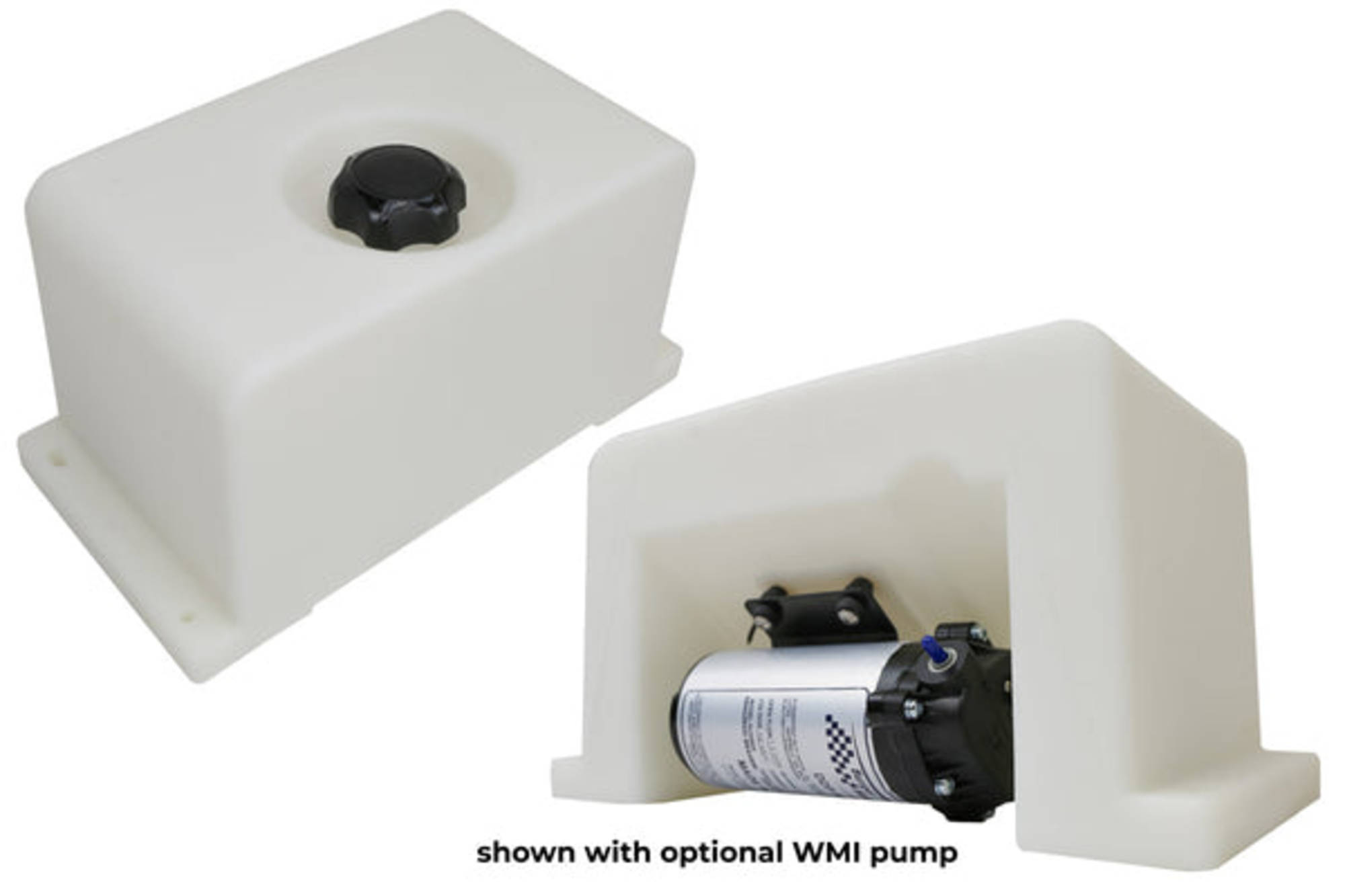 BMS 2 Gallon Low Profile WMI Tank Universal – Burger Motorsports Inc