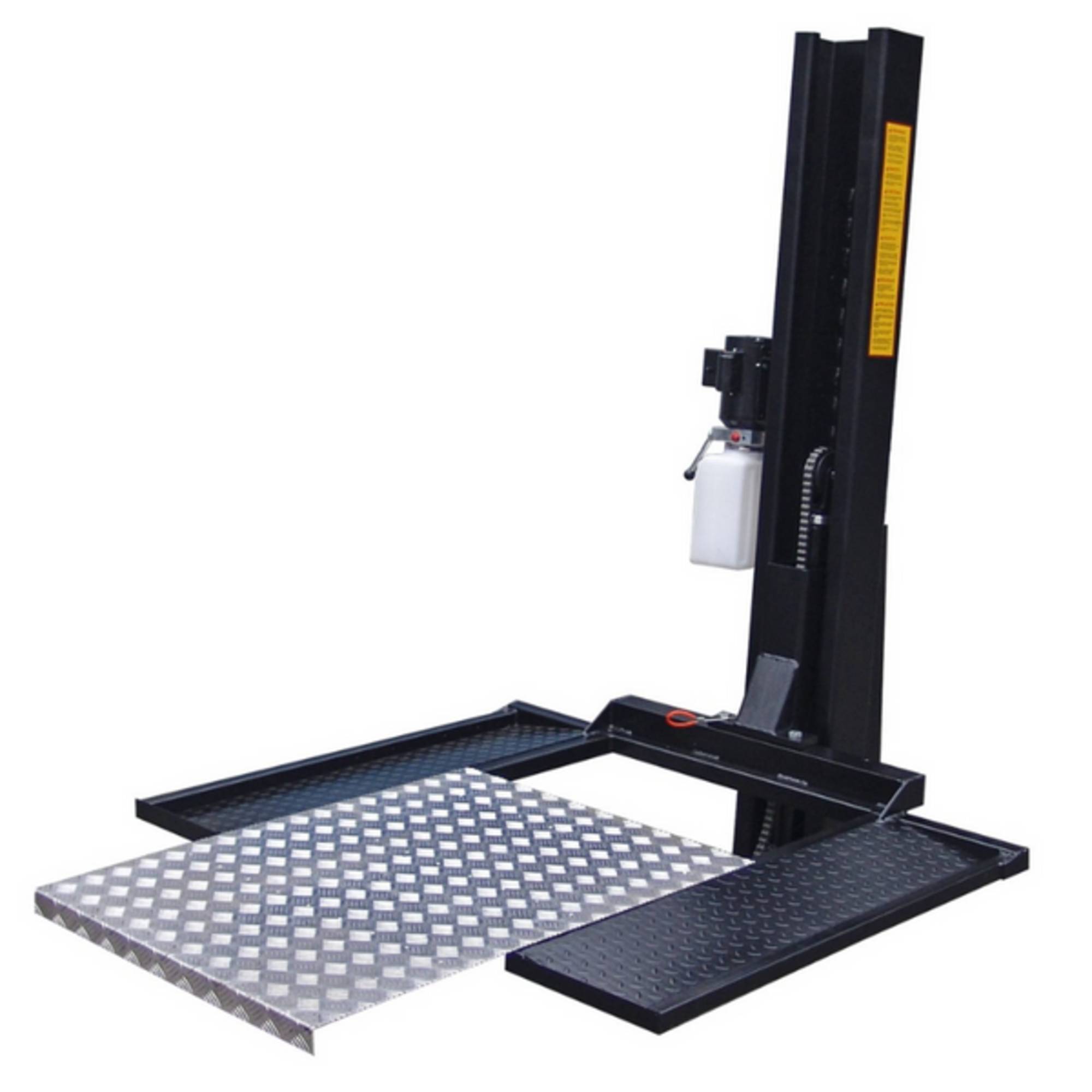 Tuxedo SC-2K Single Post Platform Storage Lift — HeavyLiftDirect