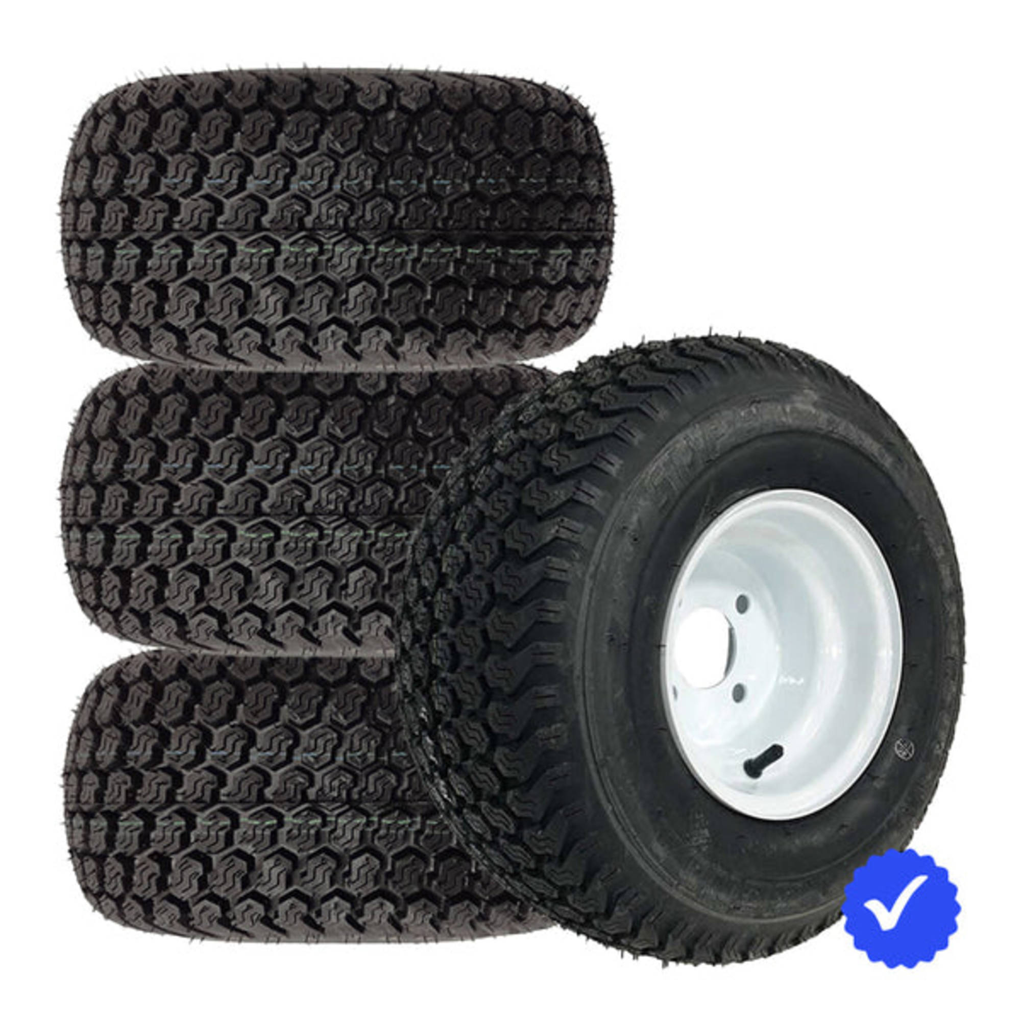 Kenda® K500 Super Turf 18x8.5-8 Golf Cart Wheel / Tire Combo