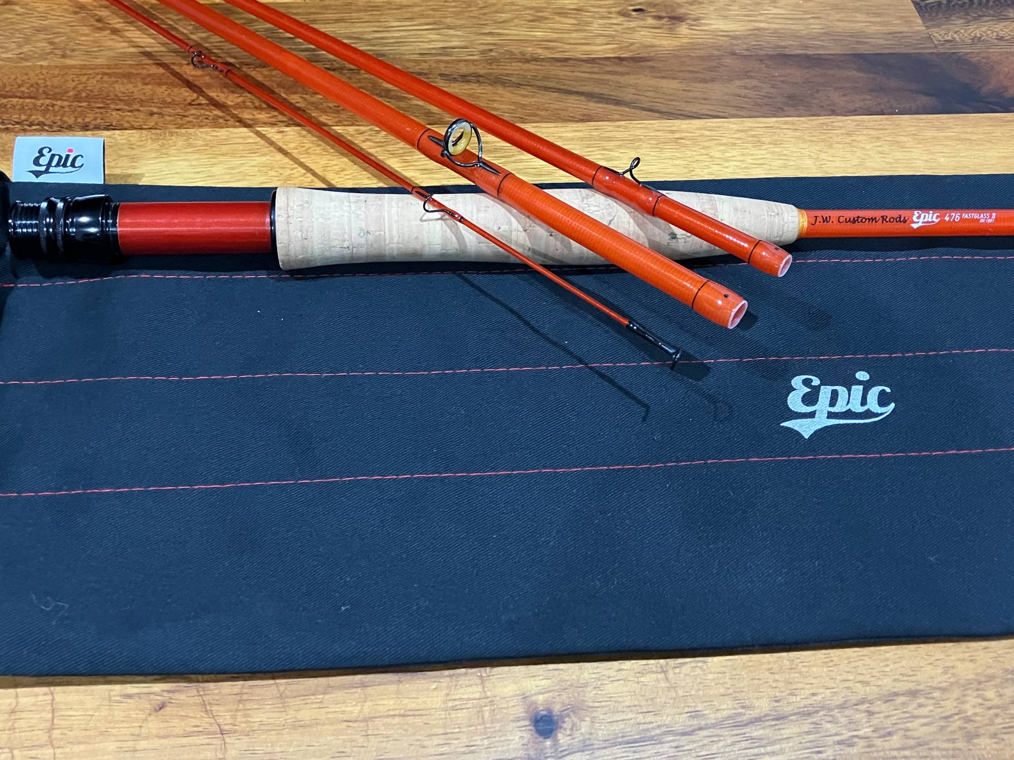 4wt ファイバーグラス フライロッド ブランク Epic 476 FastGlass