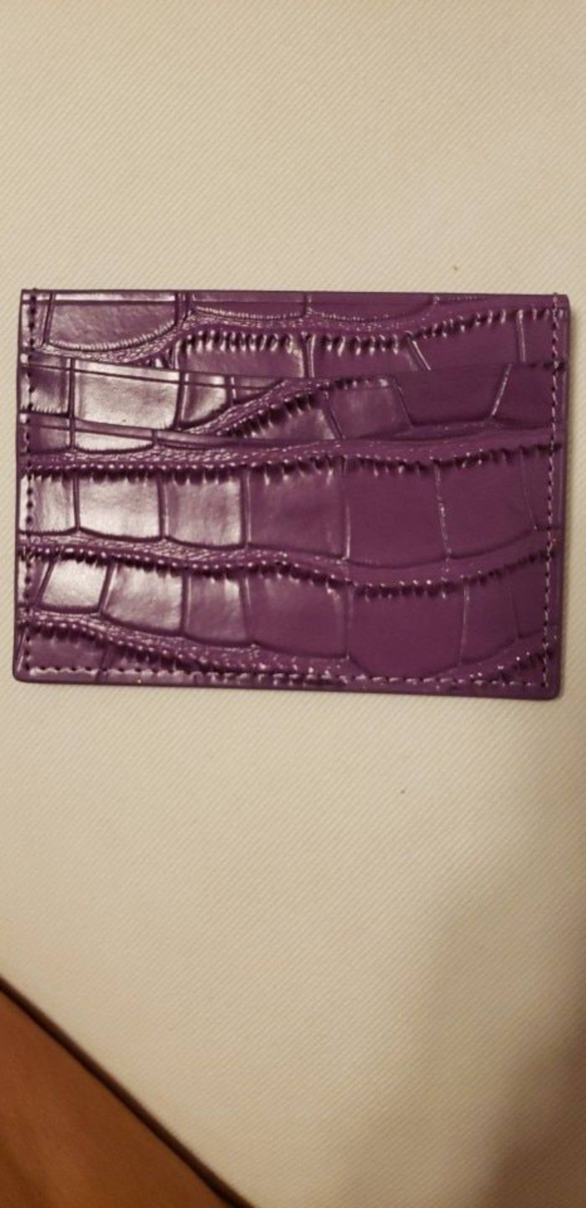 Glossy Leather Card Holder — HaileyP