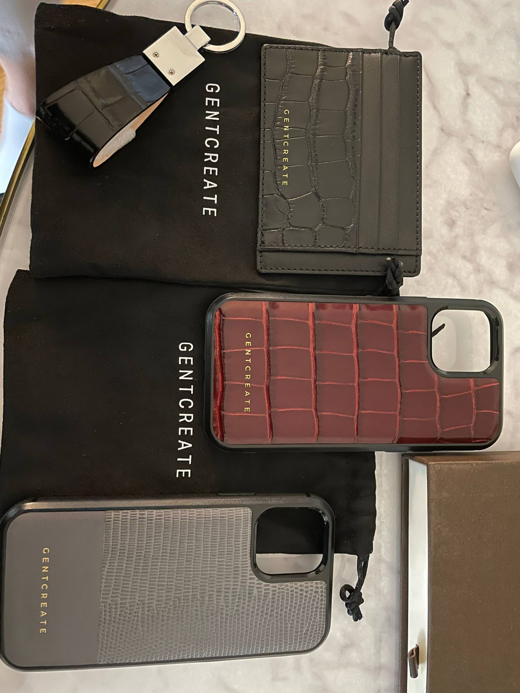 Glossy Leather Card Holder — Zahair DXB