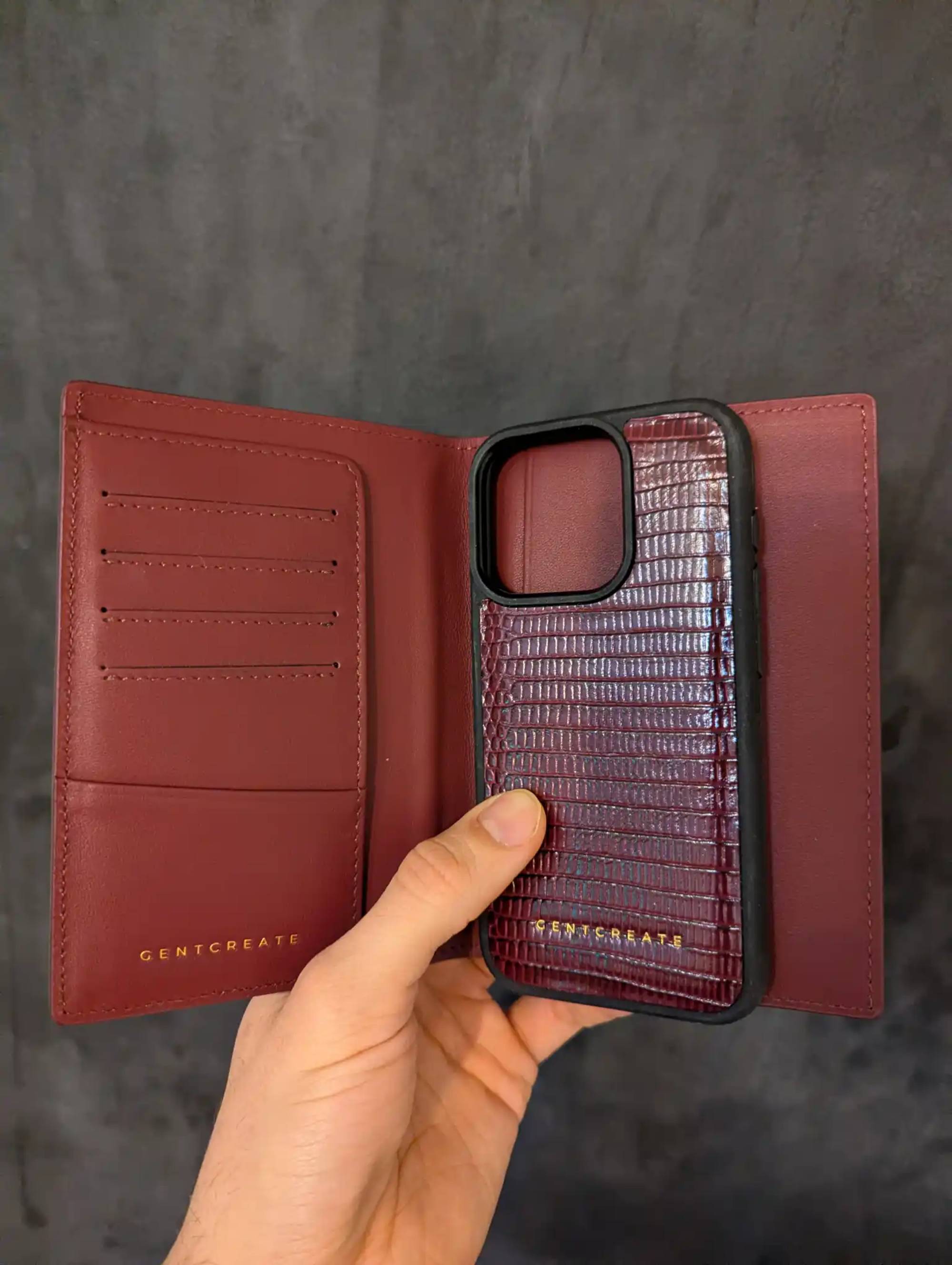 Portapassaporto unisex in pelle stampa lucertola da viaggio — HarryH