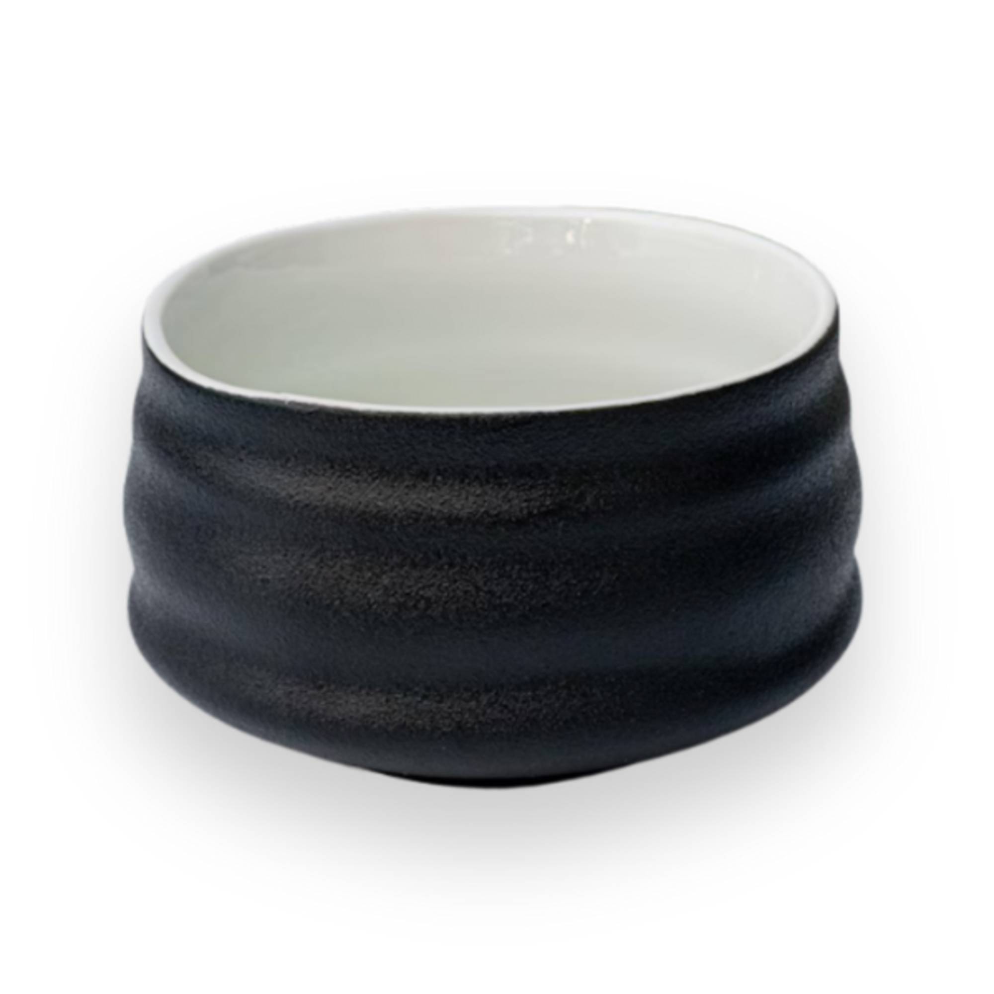 Black and White Ceramic Matcha Bowl – Aprika Life