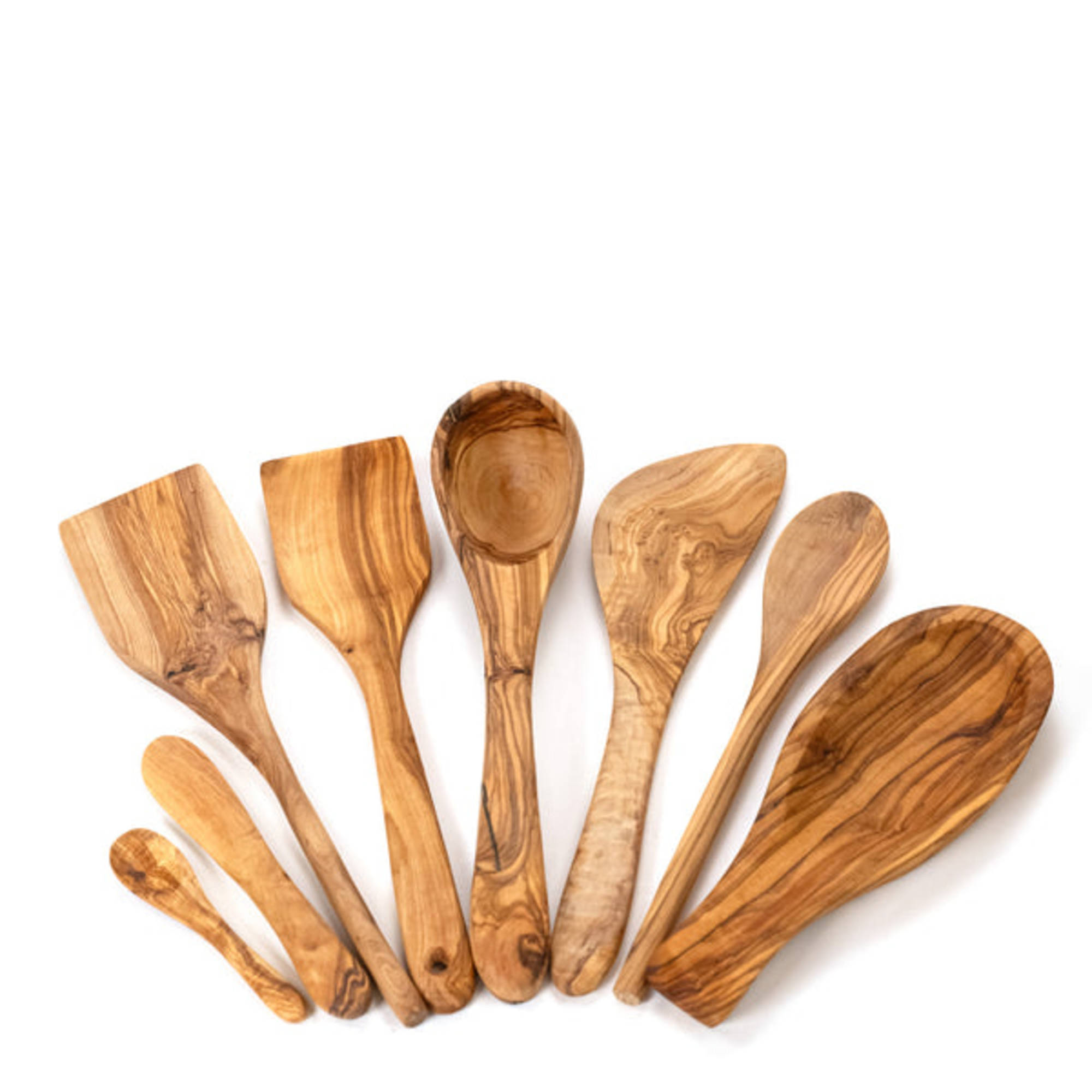 Olive Wood Ladle, Handmade Wooden Ladle, Olive Wood Soup Spoon, Wooden