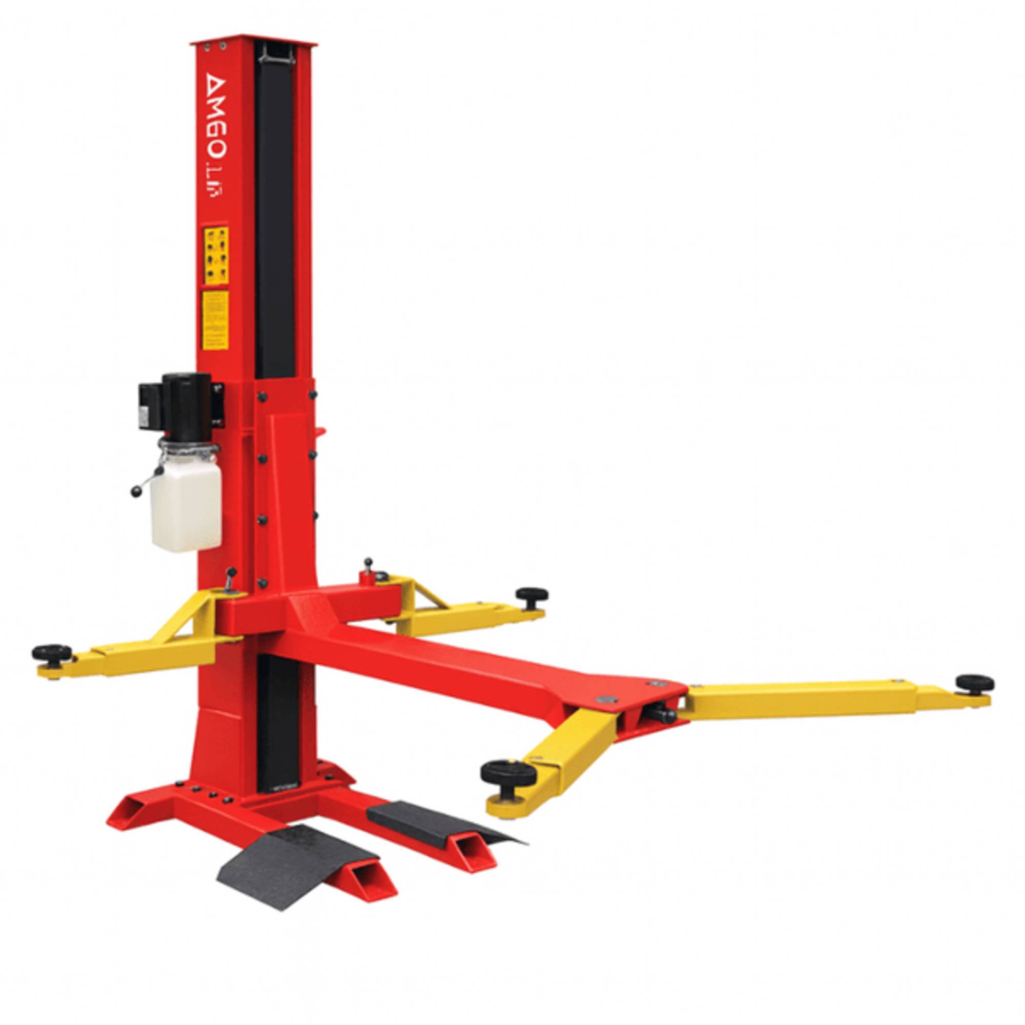 Amgo SL-7, 7000lb Single Post Car Lift — HeavyLiftDirect