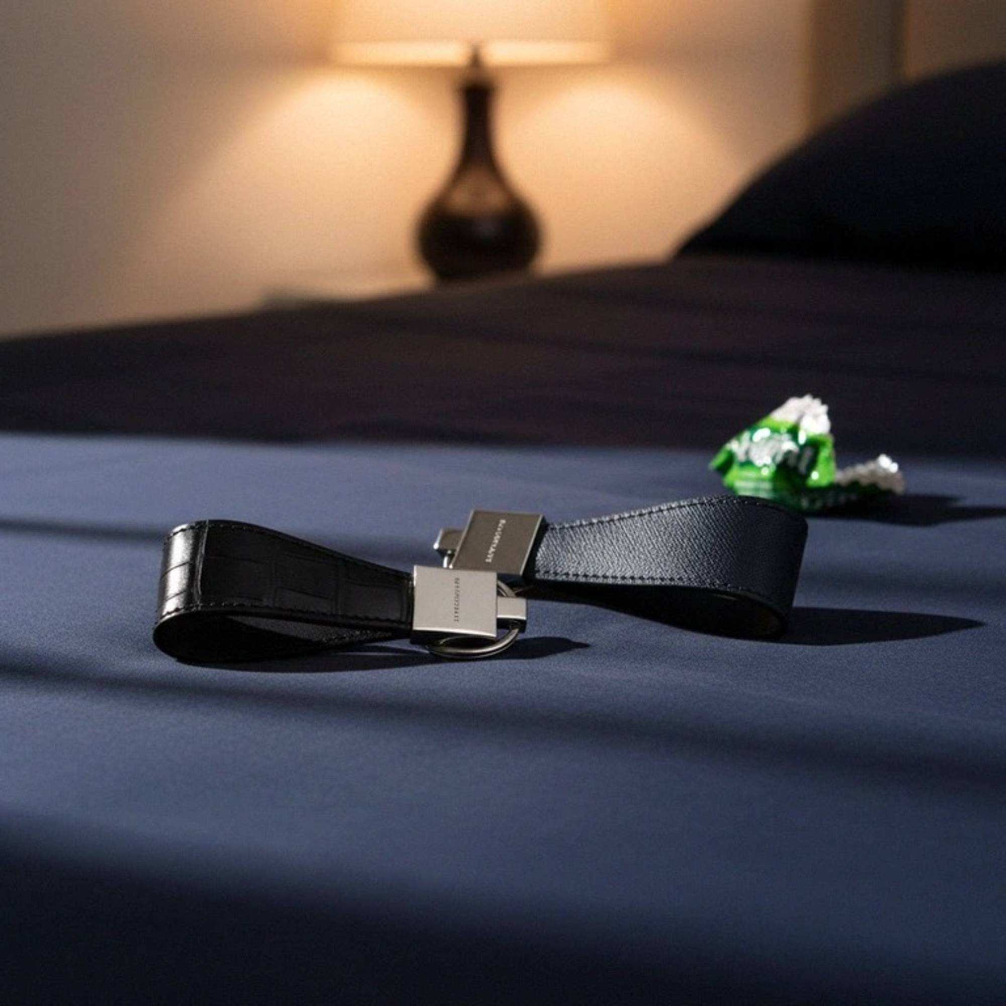 Crocodile Leather Keychain — NadiaB