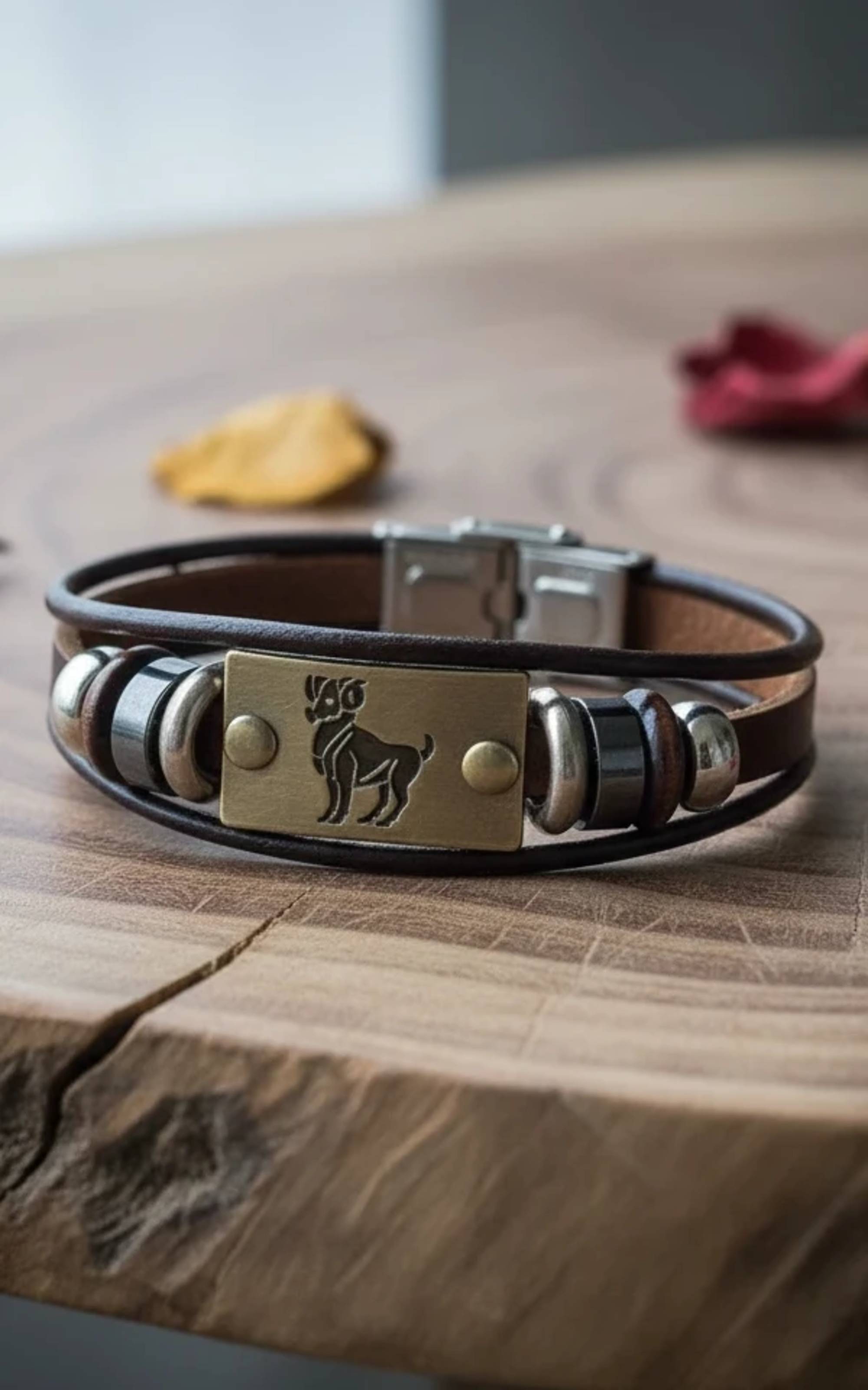 Pulsera de cuero Constellatio con tu constelación grabada — SOPHIE RIOS
