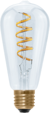 LED E27 Design Rustica Curved Spiral