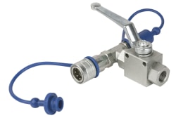 FX CO2 3/8 Qlock release valve