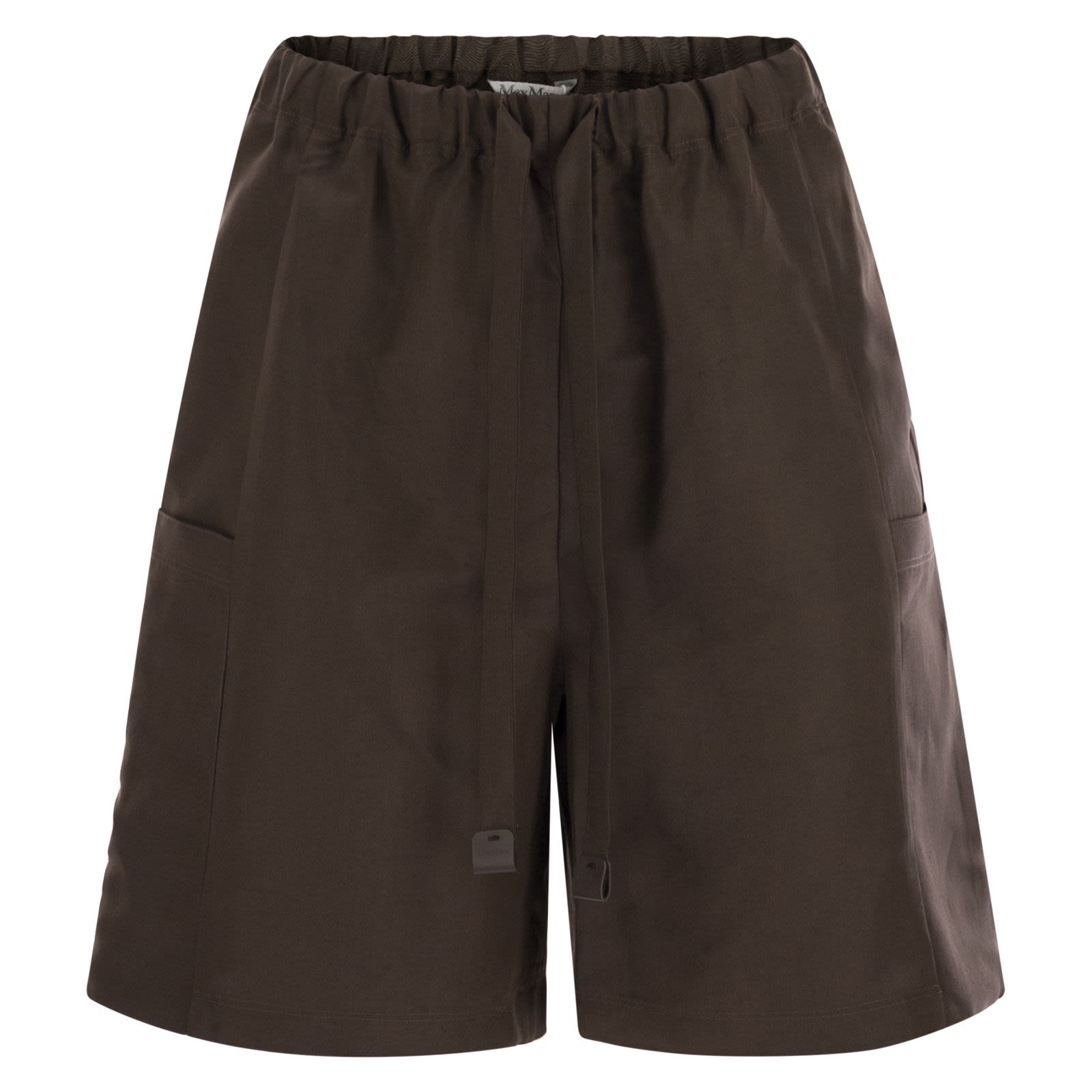ショートパンツ MAX MARA 'Quebec' bermuda shorts Brown Max Mara Quebec Shorts | Brown | FARFETCH
