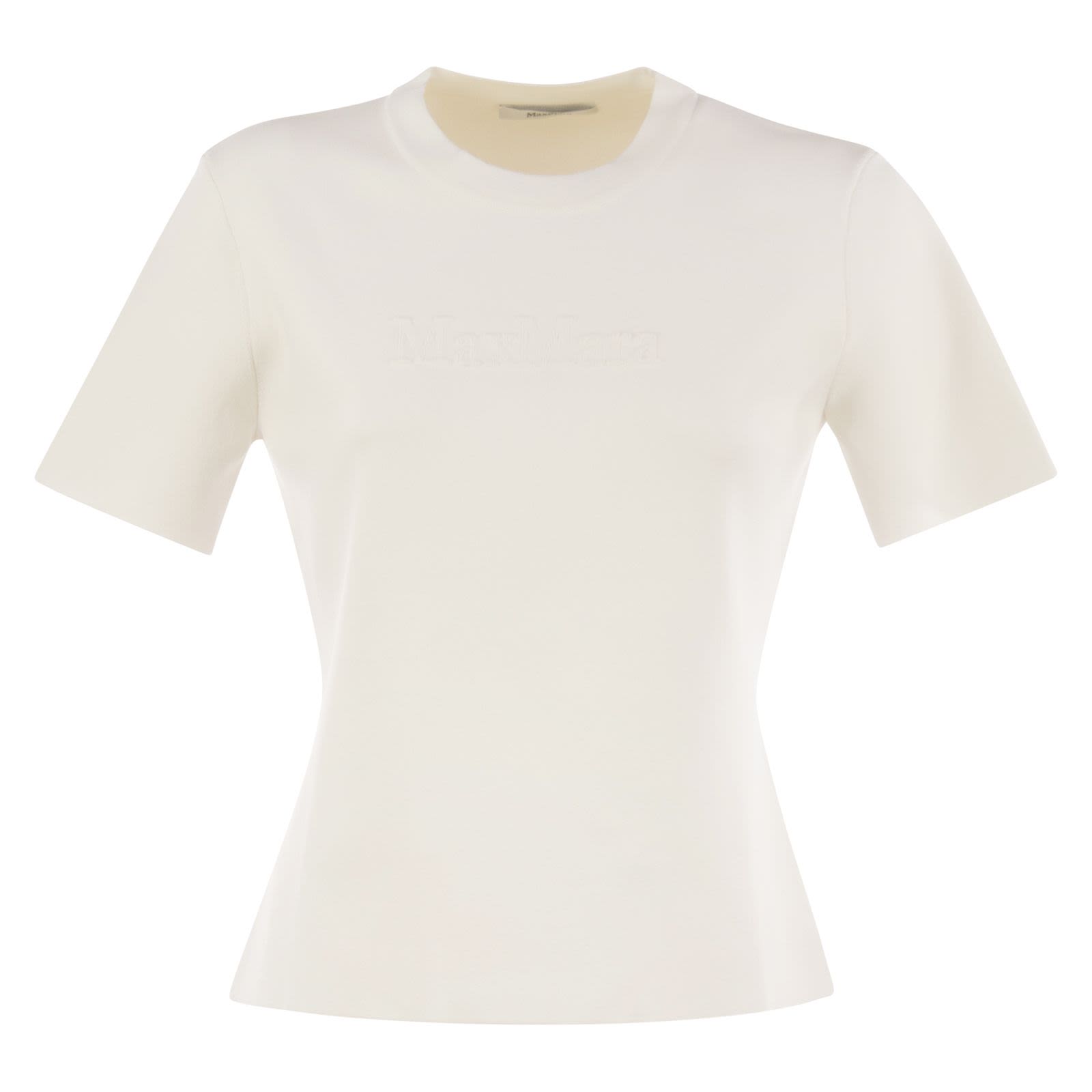 Tシャツ・カットソー Max Mara ADELIO - Viscose crepe yarn jumper Viscose crêpe yarn jumper, light blue | 