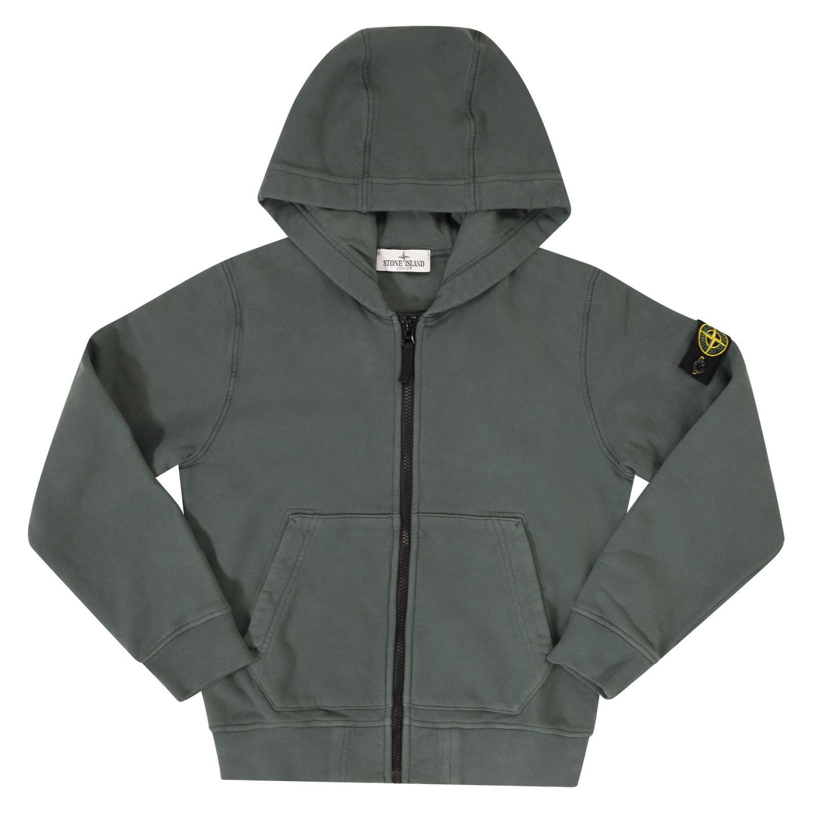 Stone Island Felpa Petrolio STONE ISLAND Felpa Full Zip Con