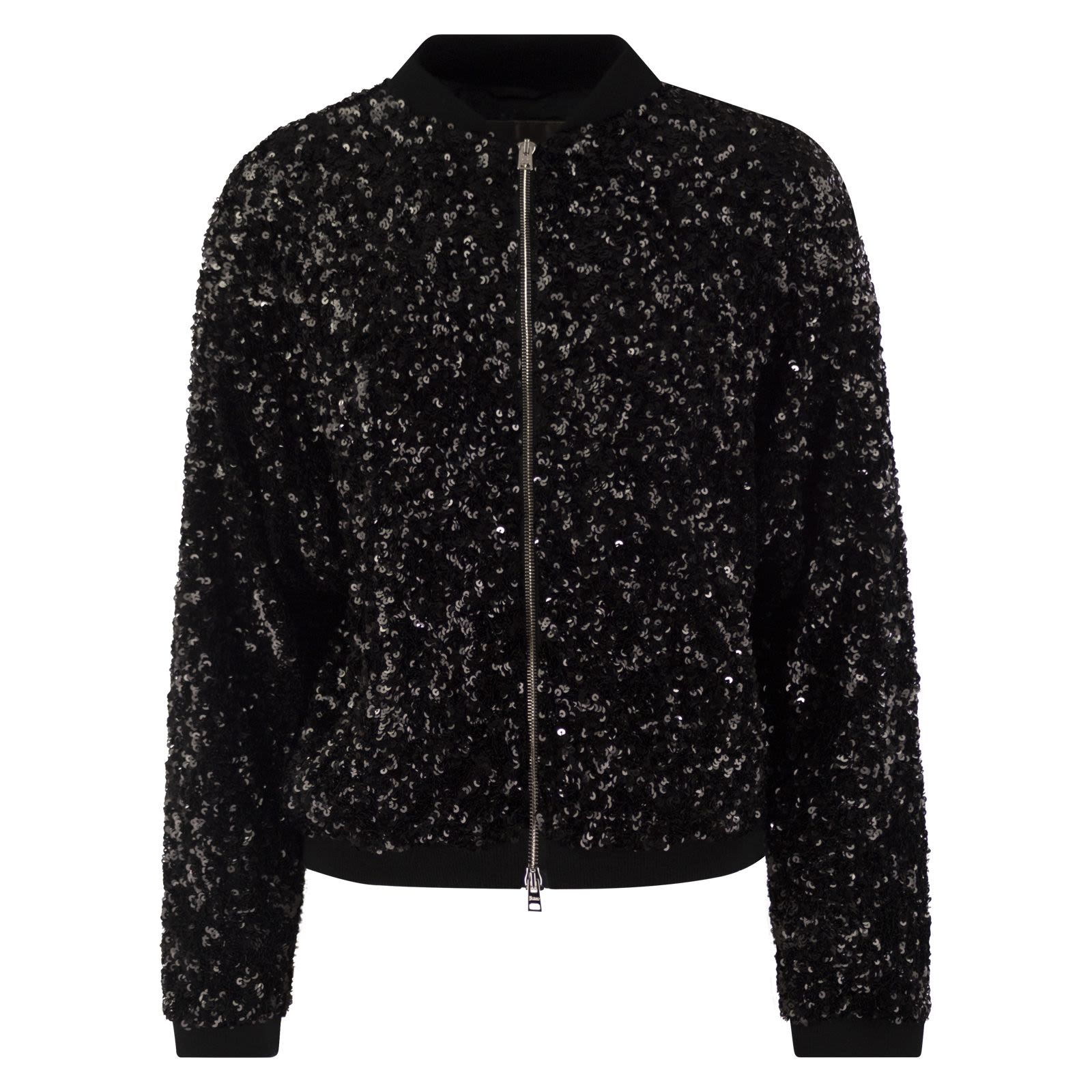 ブルゾン HERNO FW24 Bomber jacket with sequins (GI00027DR 9300) Herno Bomber jacket with sequins BLUETTE