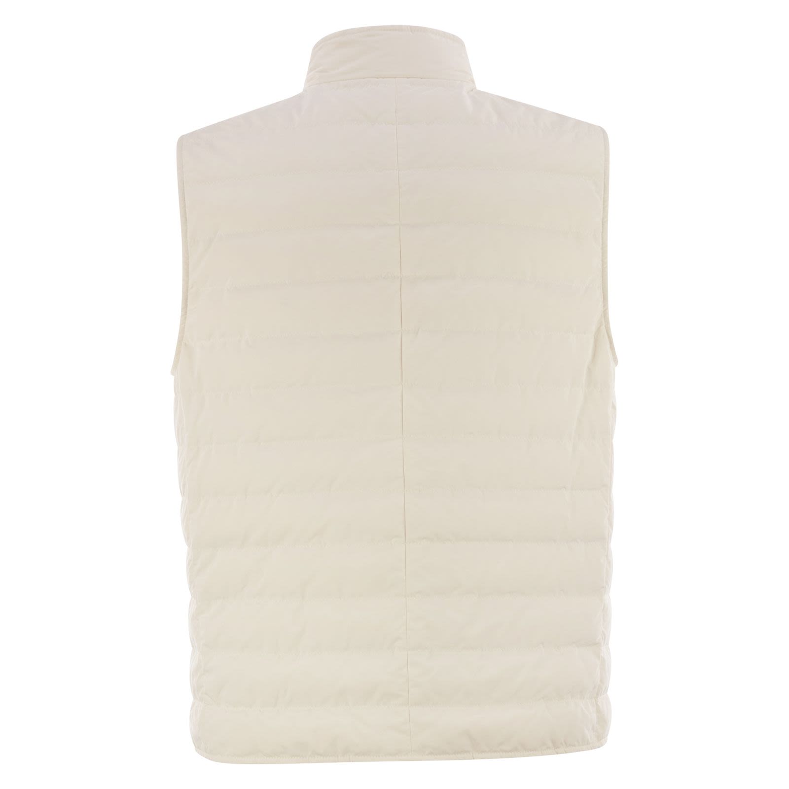 BRUNELLO CUCINELLI Lightweight sleeveless down jacket in