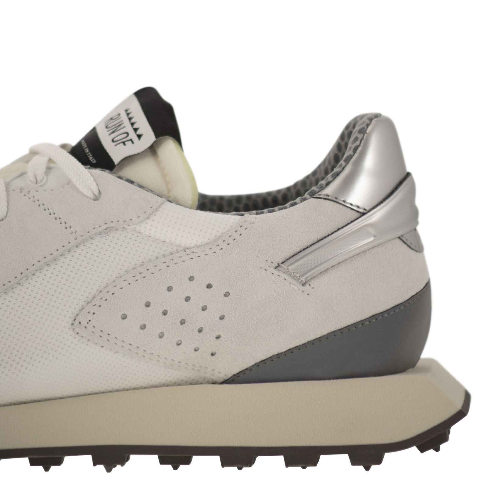 スニーカー RUN OF SS24 PIUMA - Sneakers (MERINGA M 40311 SUPERWHITE) RUN OF PIUMA - Sneakers WHITE/SILVER