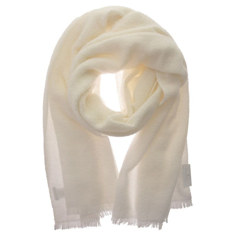 BRUNELLO CUCINELLI Sciarpa Soft Dazzling in Cachemire e Seta VANIGLIA