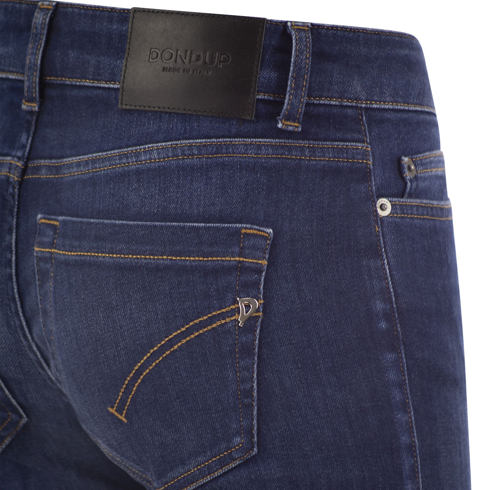 デニム・ジーパン DONDUP MONROE - Five-pocket skinny fit jeans Monroe skinny jeans in stretch denim for women, blue | Dondup