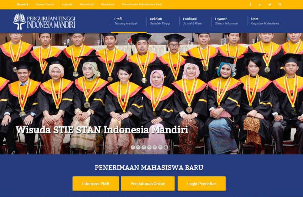jasa website universitas