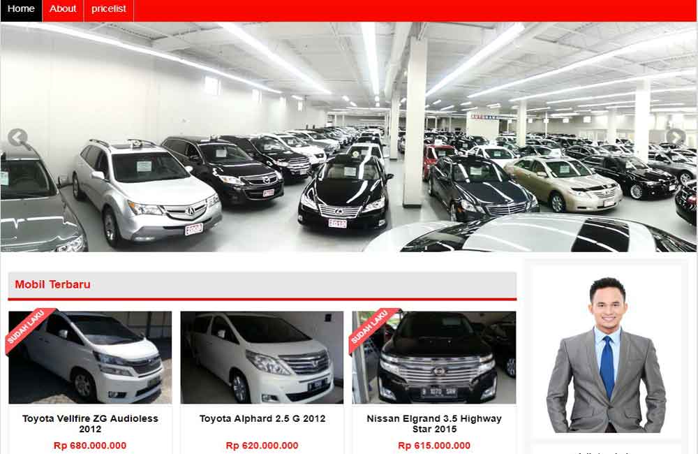 jasa website mobil bekas