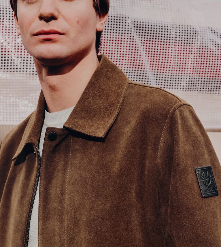 Men's Outland Jacket in Dark Sand.