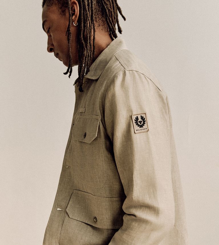 Men's Forge Jacket in Dark Sand.
