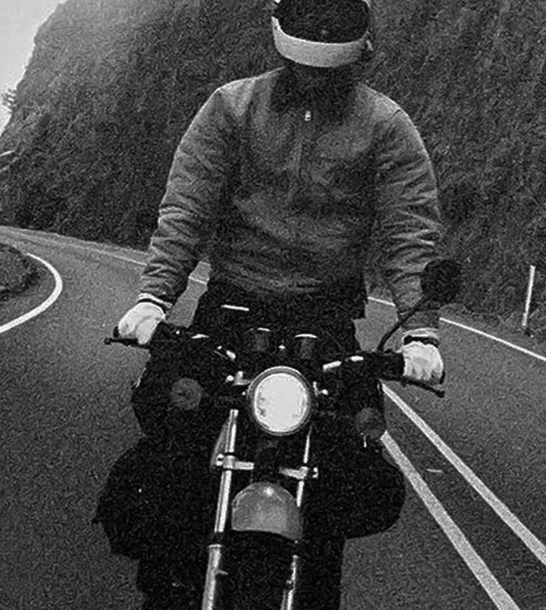 Brecon Motorcycle Bomber in Olive Green.