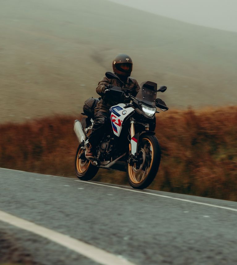 Crosby Motorcycle Jacket in Forest Green.