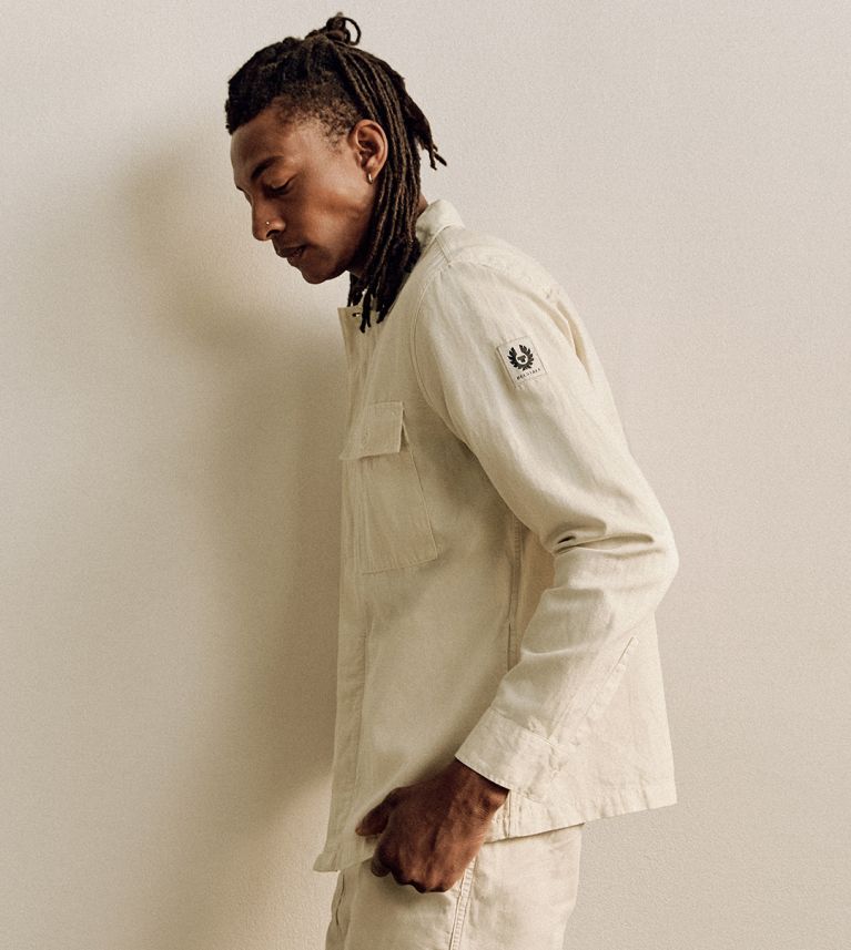 Maritime Shirt in Dark Sand.