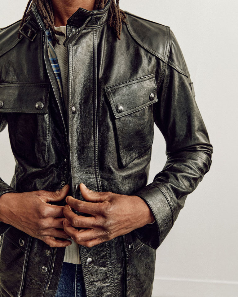 Trialmaster Panther Icon Jacket in Black