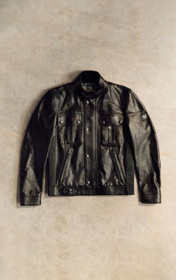 Gangster Icon Jacket in Black.