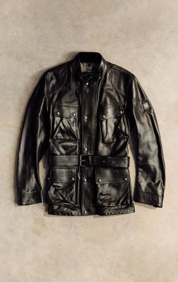 Trialmaster Panther Icon Jacket in Black.