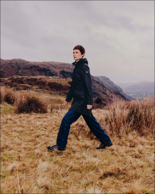 Clancy Parka in Mid-Blue.