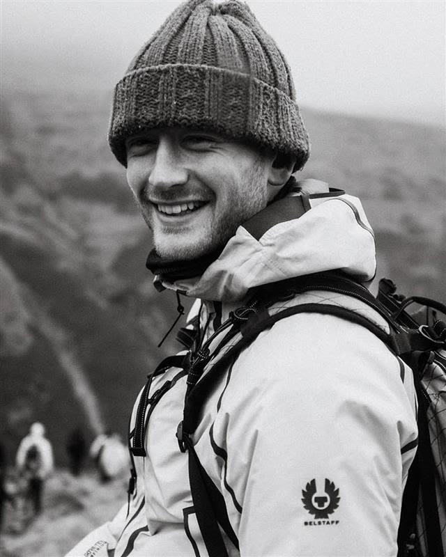 Belstaff Balance Jacket in Pearl Grey.