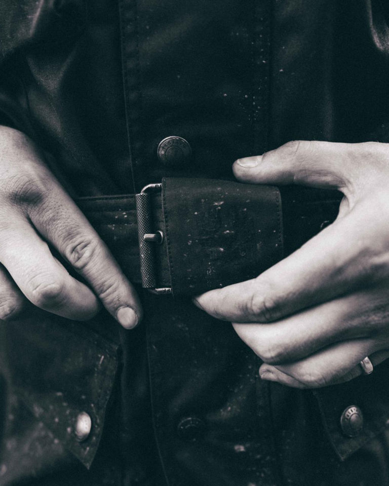 Trialmaster Motorcycle Jacket in Black.